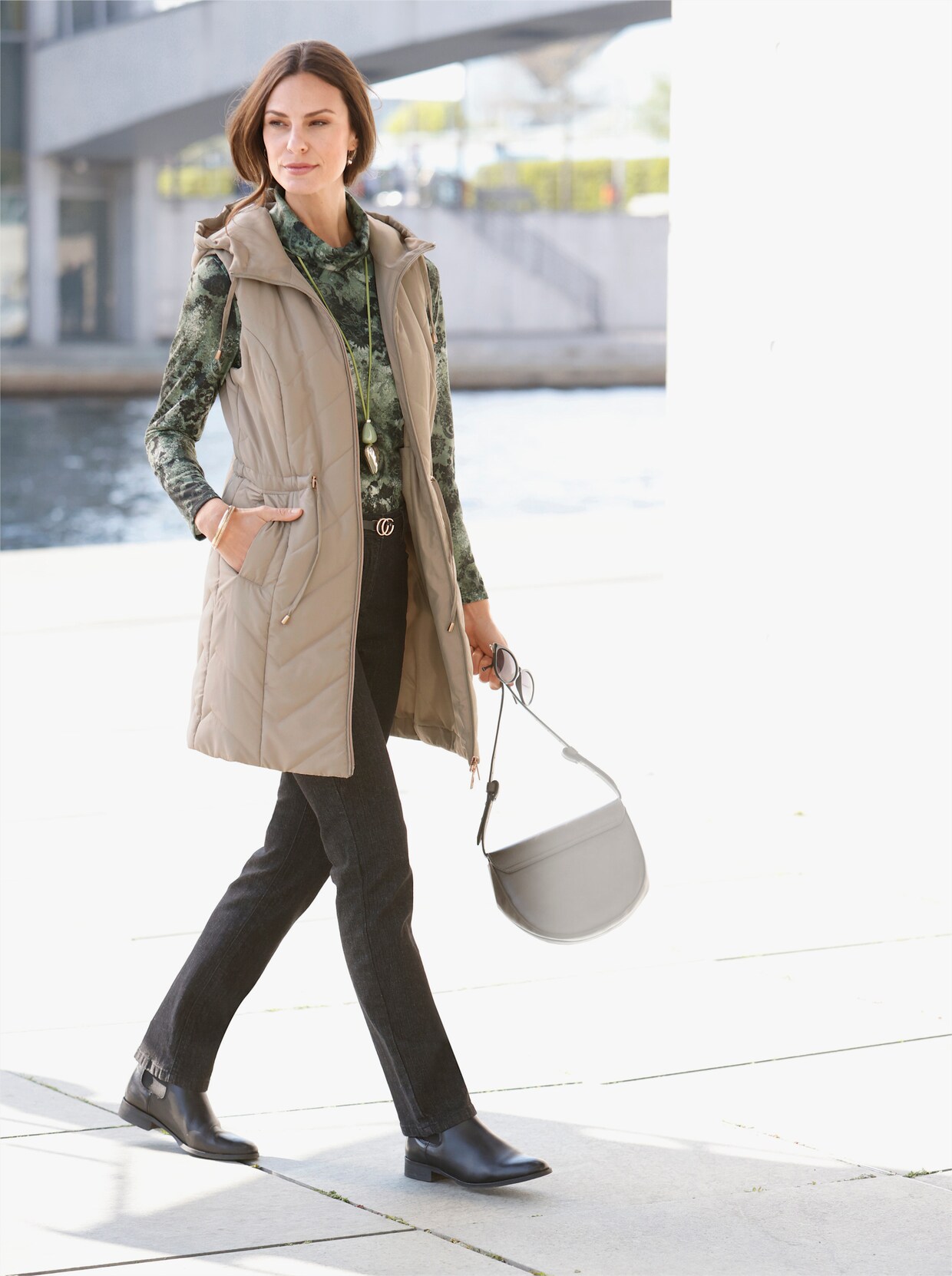 Bodywarmer - sesam