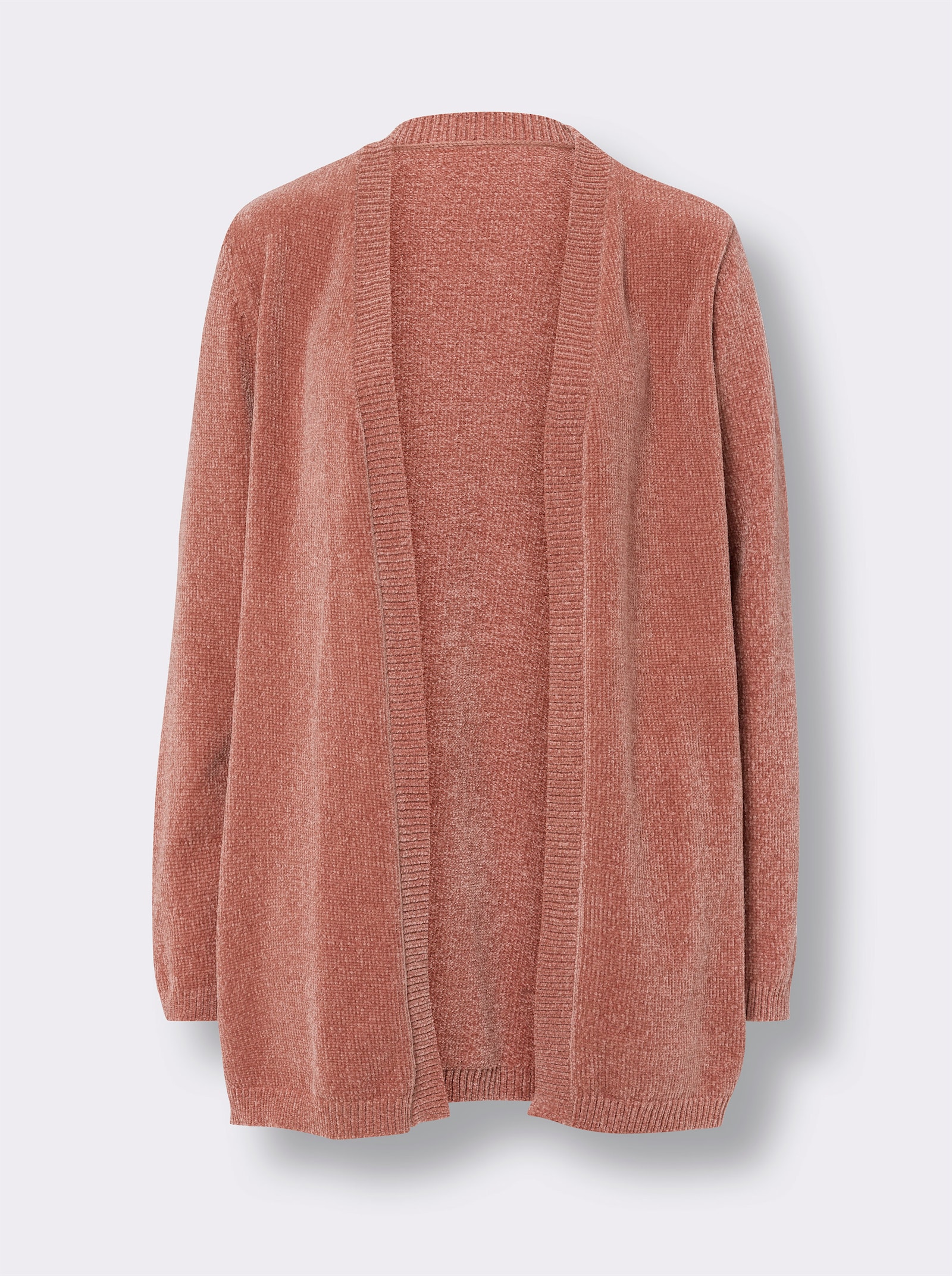 Vest van chenille - rozenhout