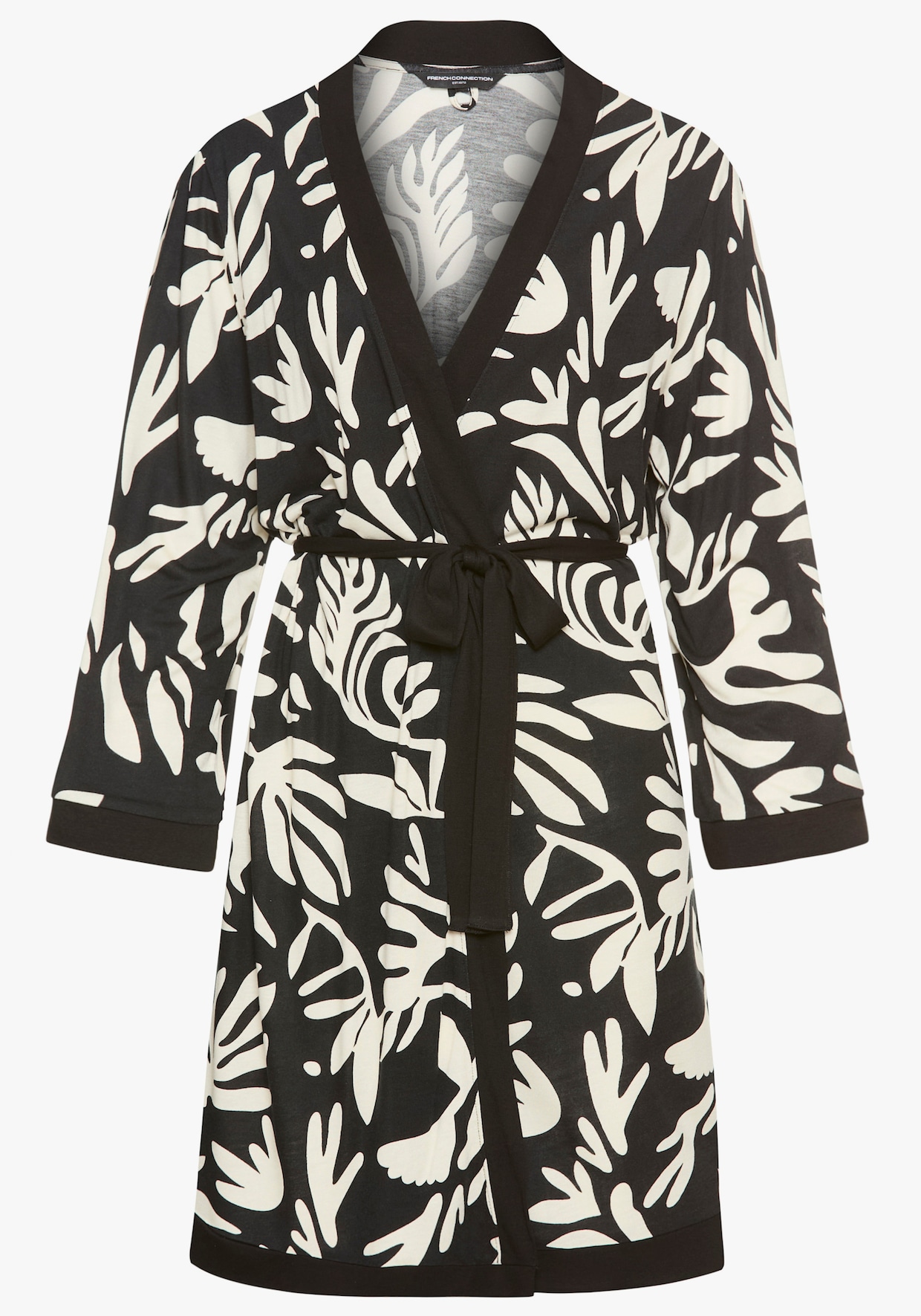 French Connection Kimono - noir imprimé