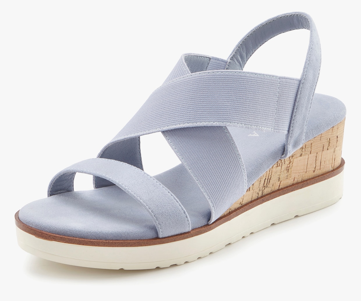 LASCANA Sandales - bleu clair