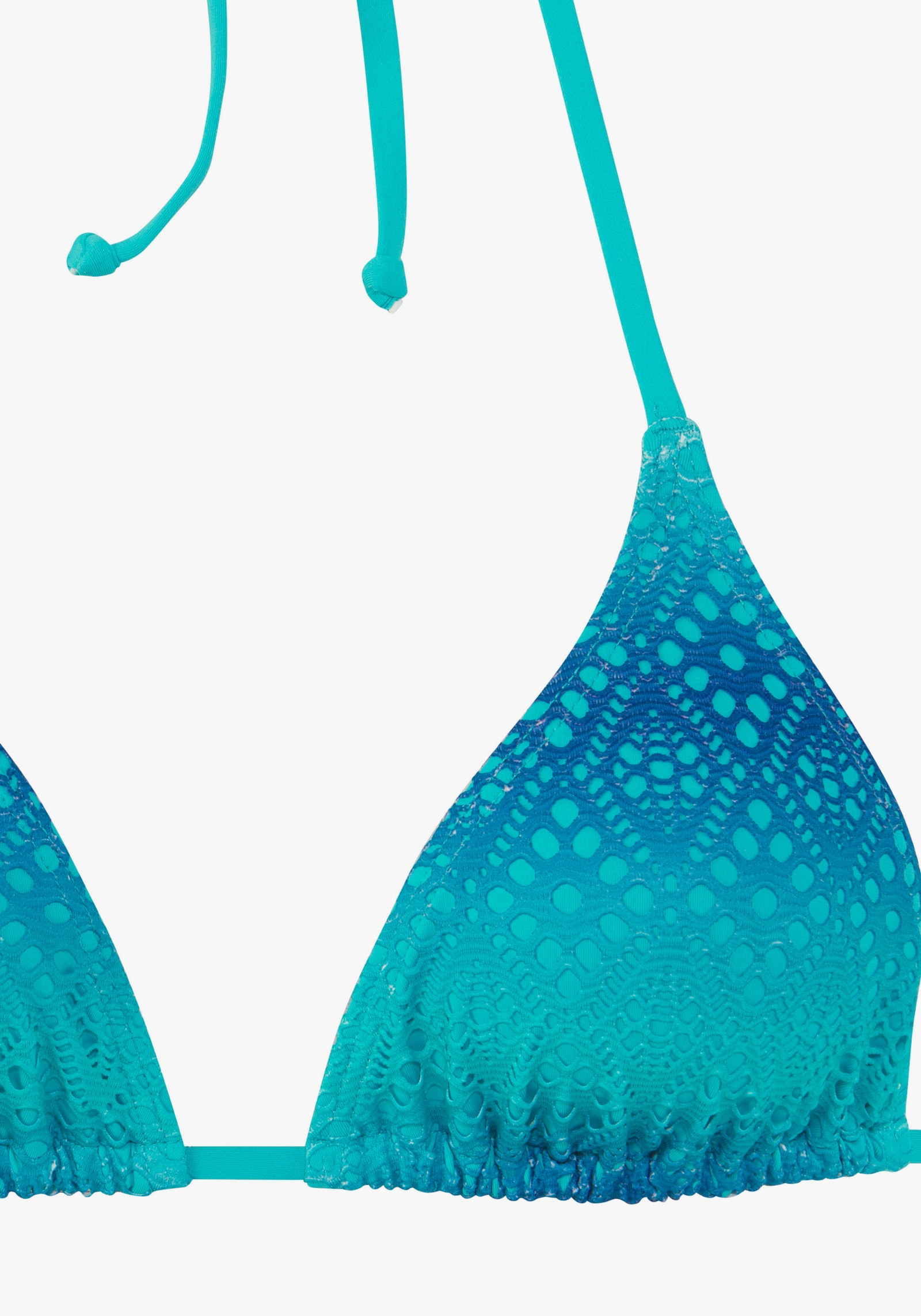 Buffalo Triangel-Bikini - blau-türkis