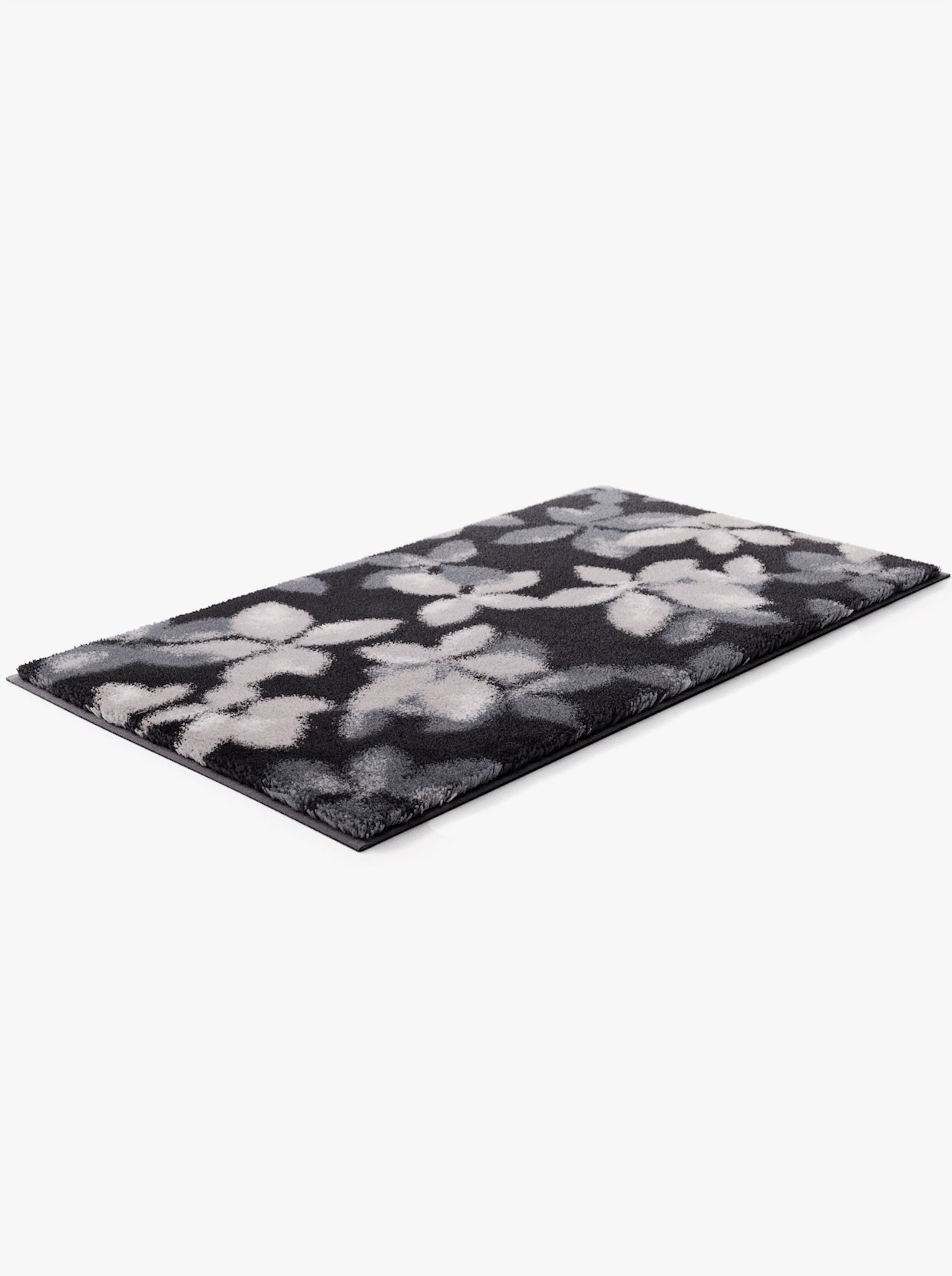Grund Badematte - schwarz-taupe