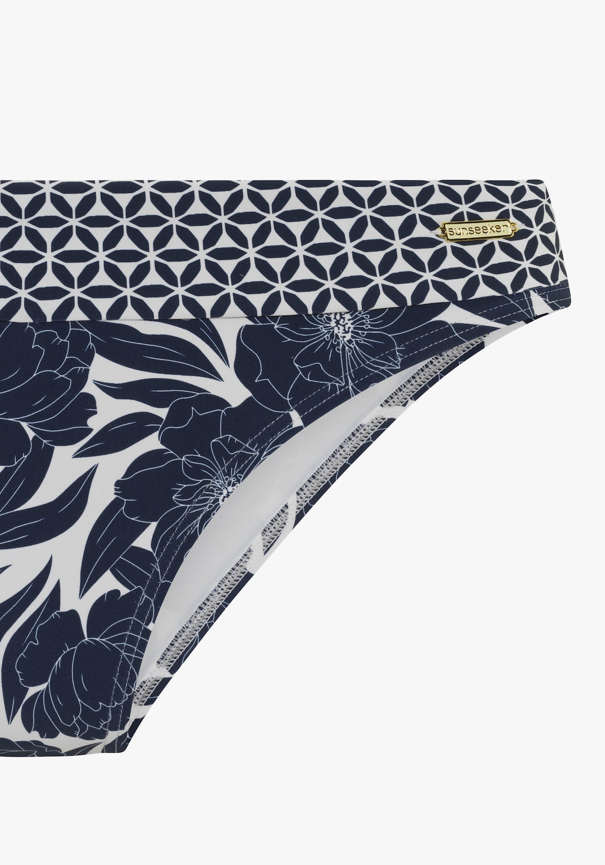 Sunseeker Slip de bain - marine imprimé
