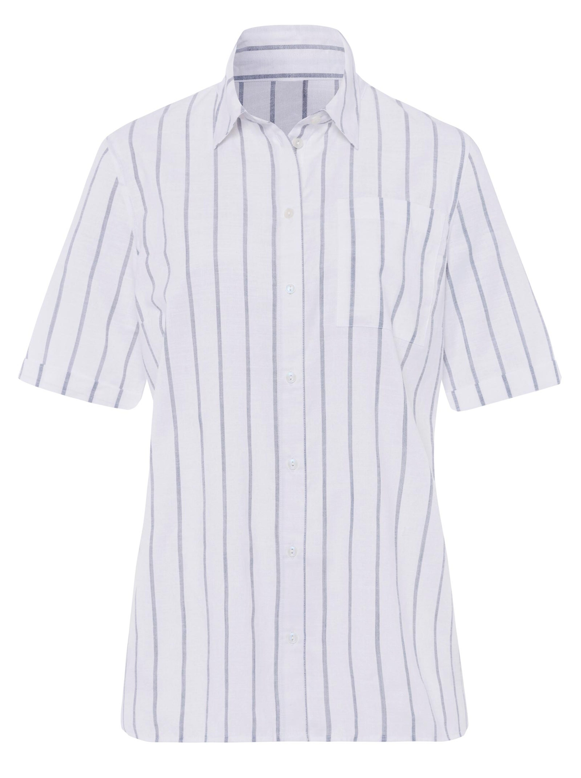 Bluse - weiß-gestreift