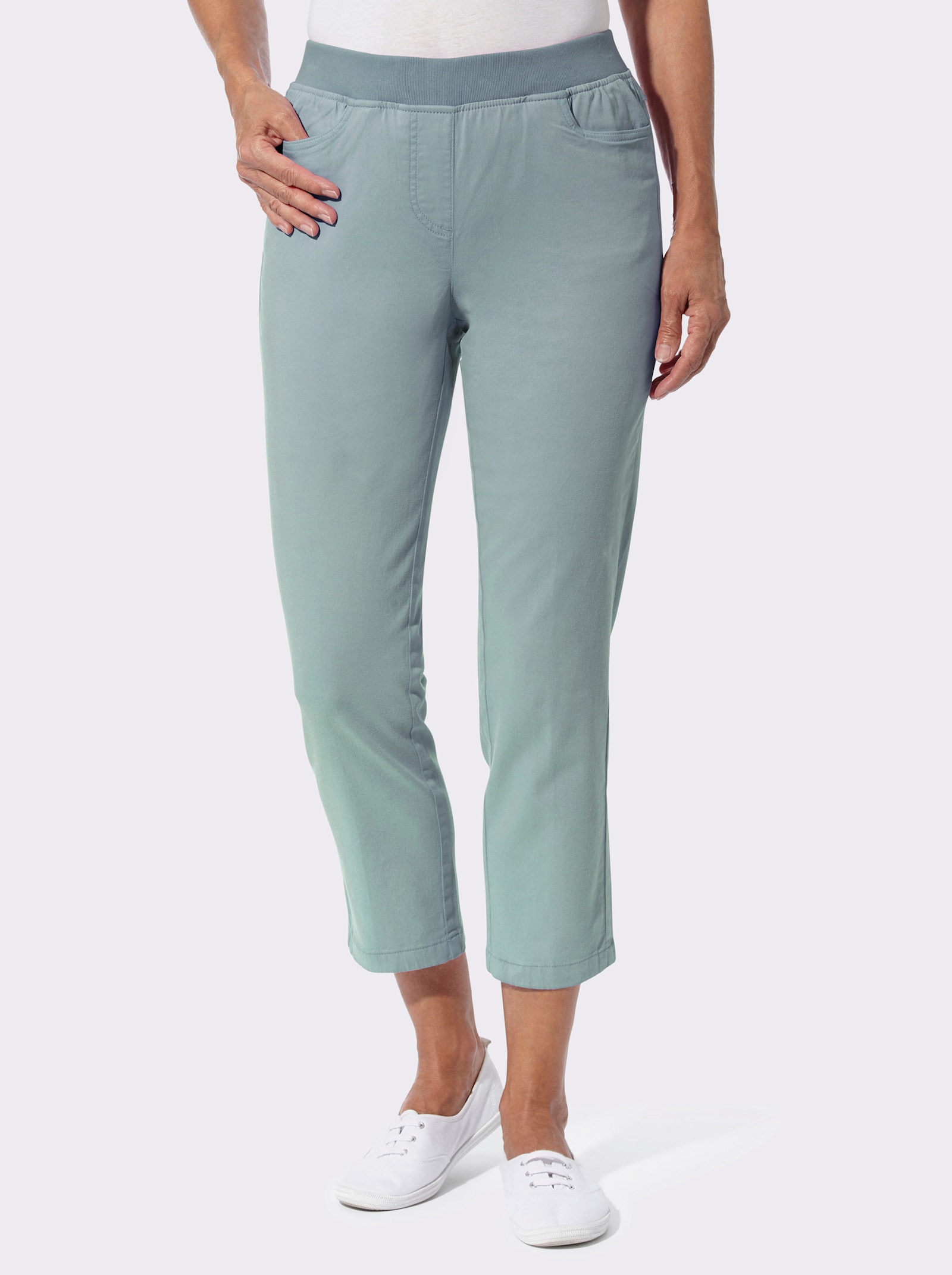 7/8-Hose in Schlupfform - jade