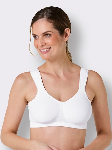 Entlastungs-BH ohne Bügel - weiß