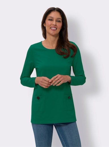 Lang shirt - groen