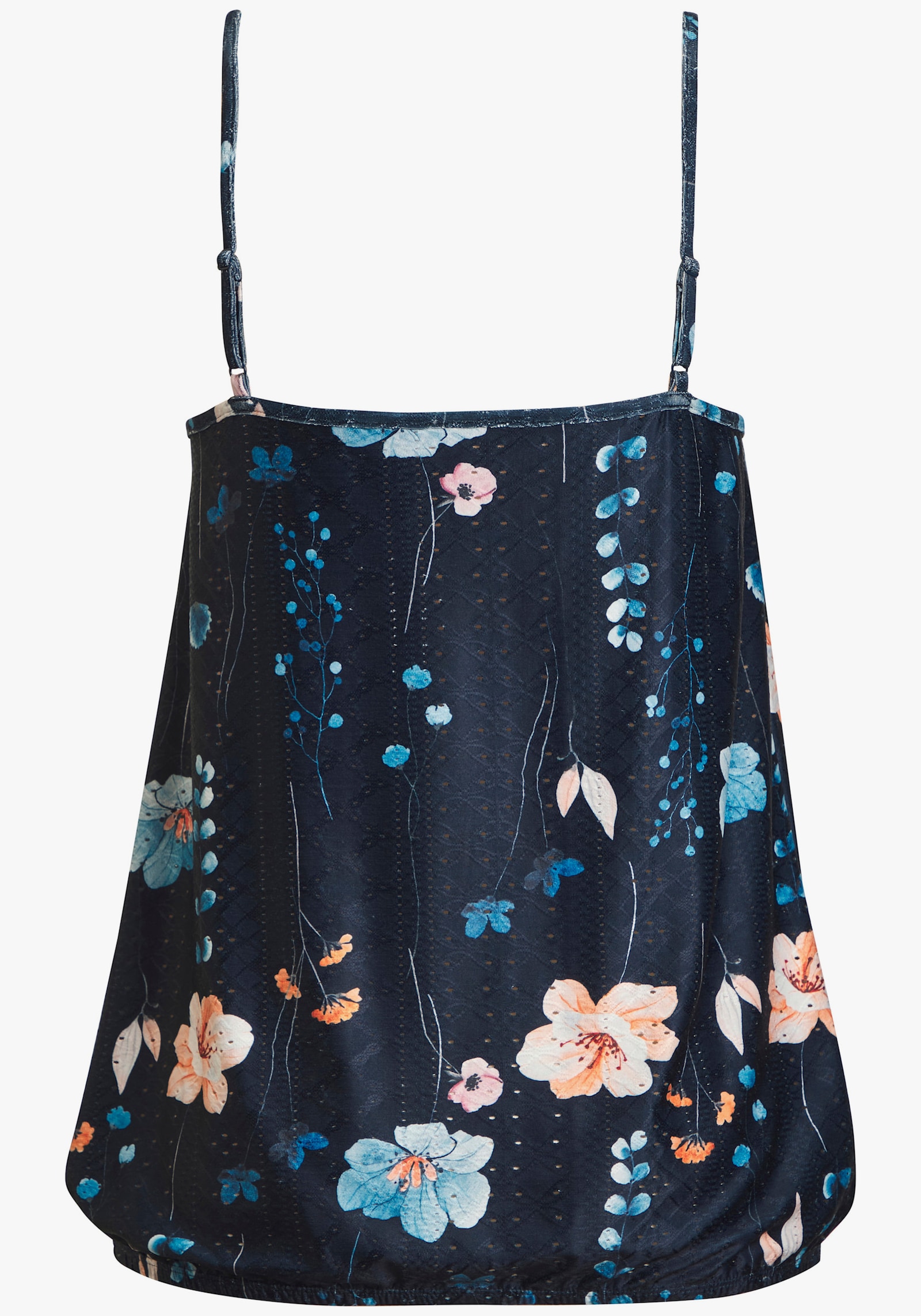 Vivance Spaghettitop - creme + navy