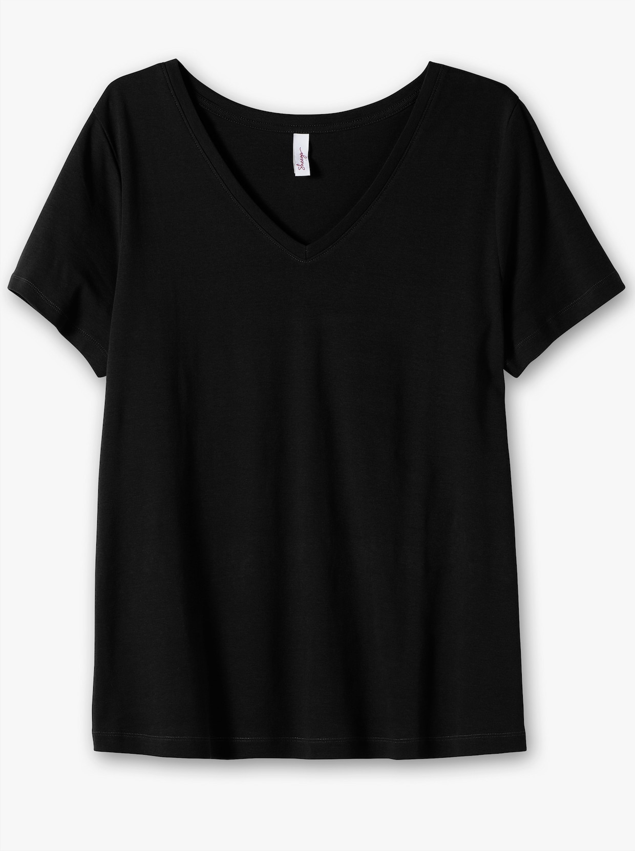 sheego T-Shirt - schwarz