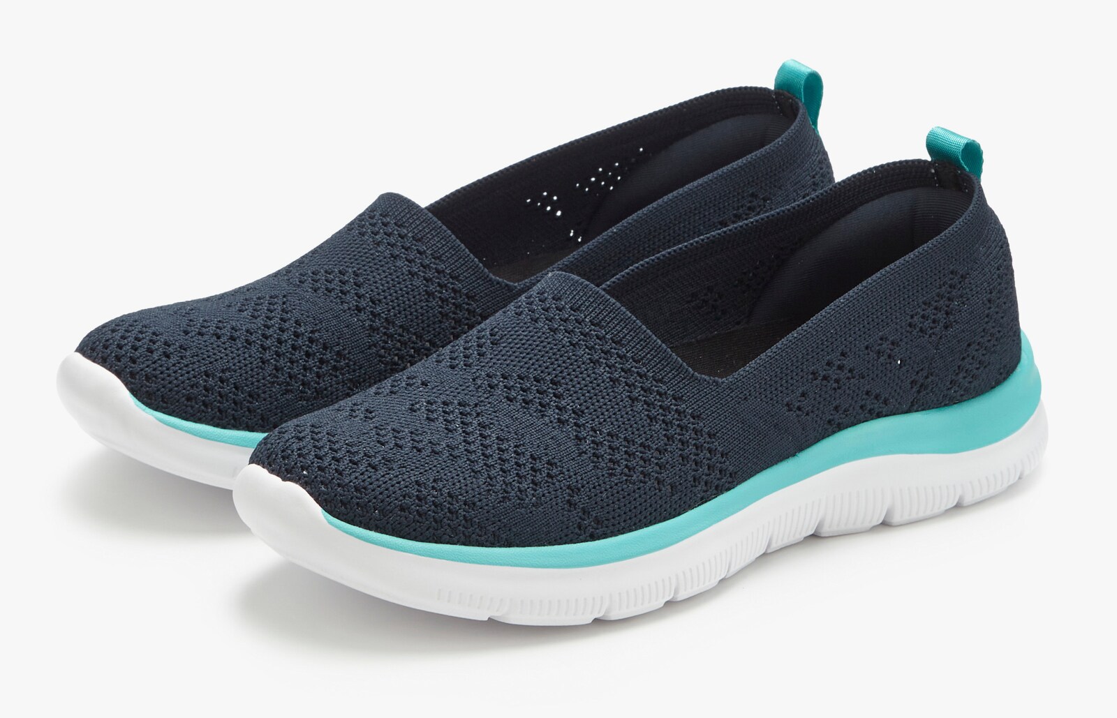 LASCANA Slipper - navy/türkis