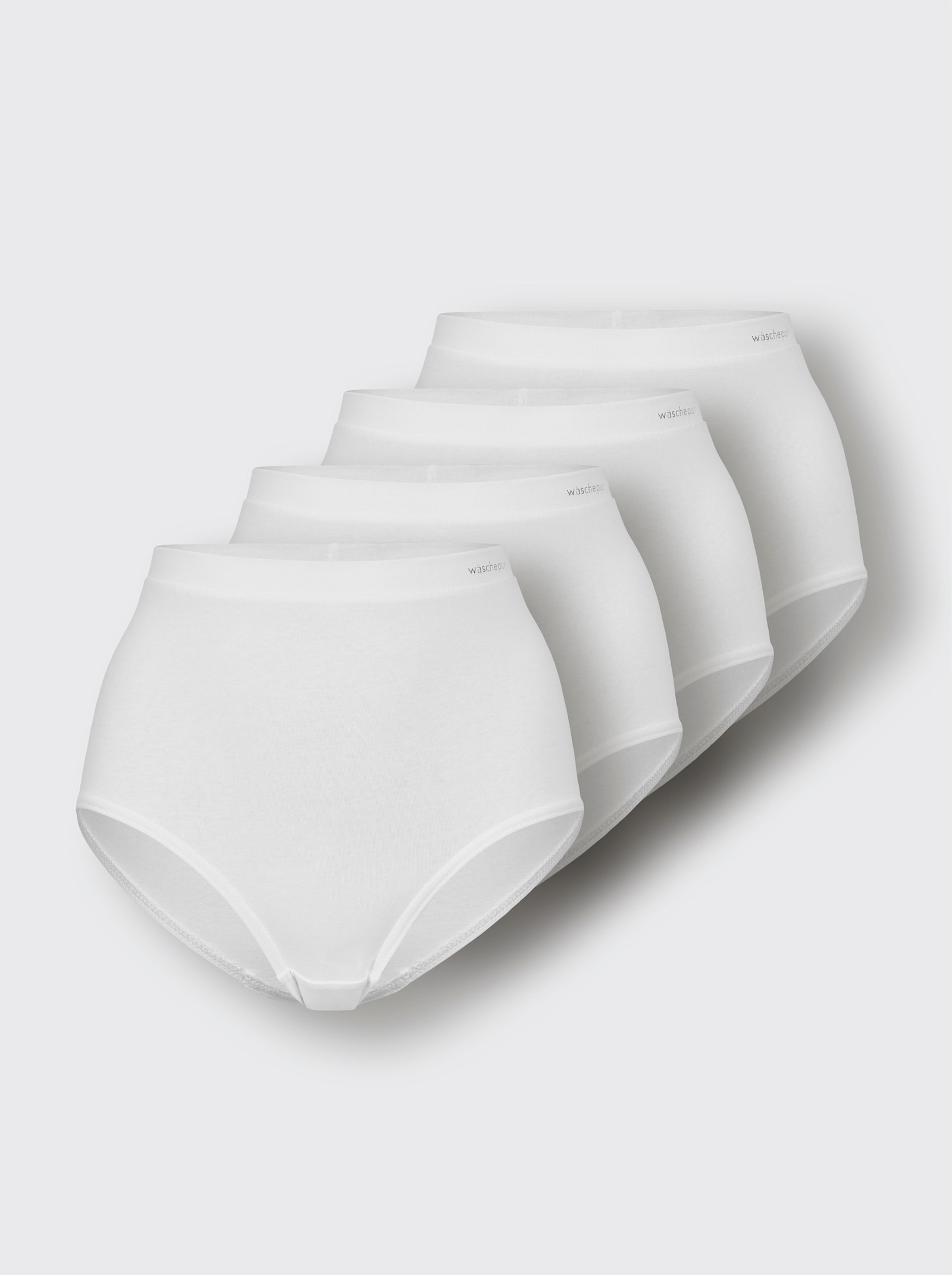 wäschepur Taillenslip aus Single-Jersey - weiss