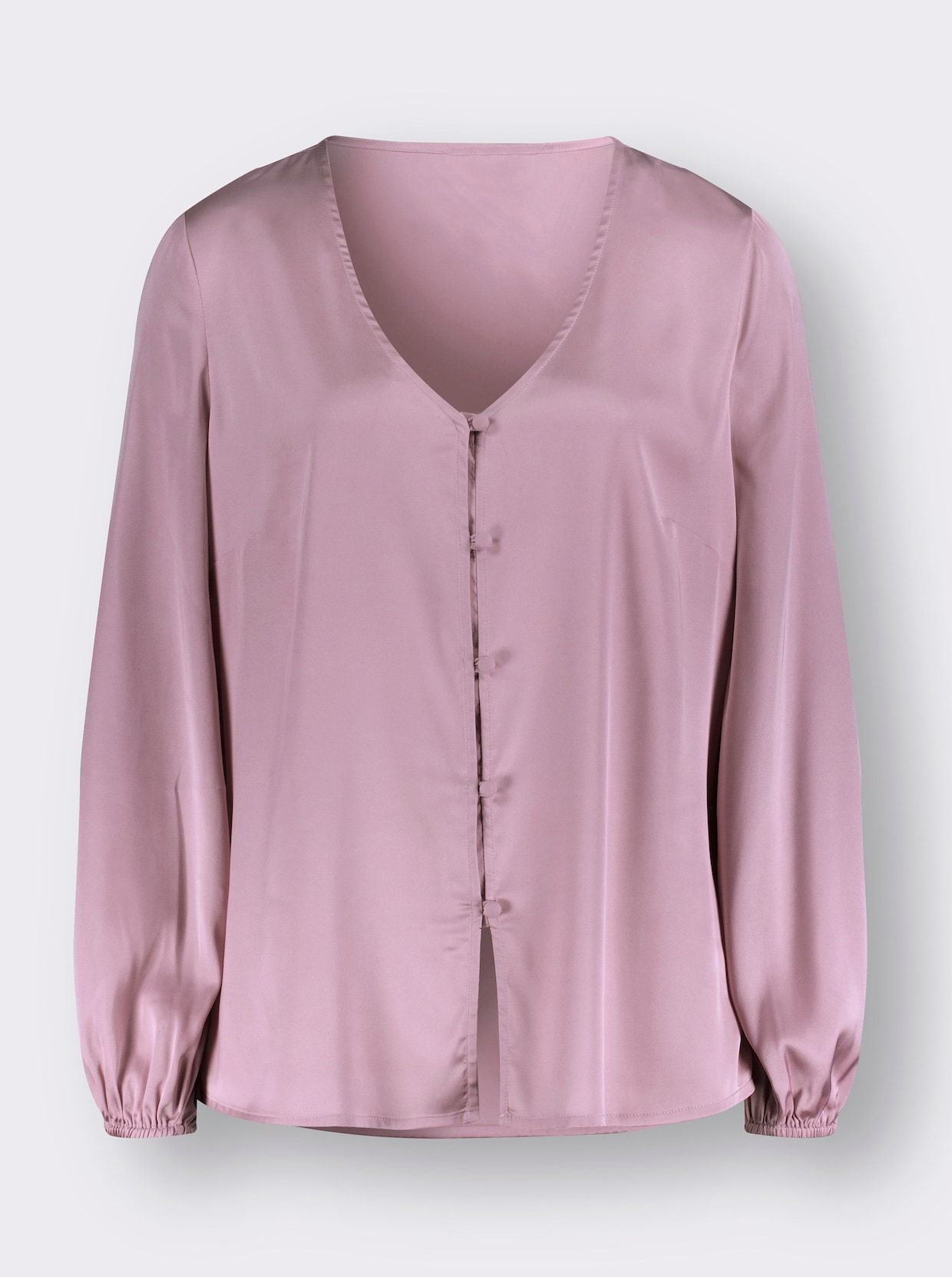 Satijnen blouse - roze