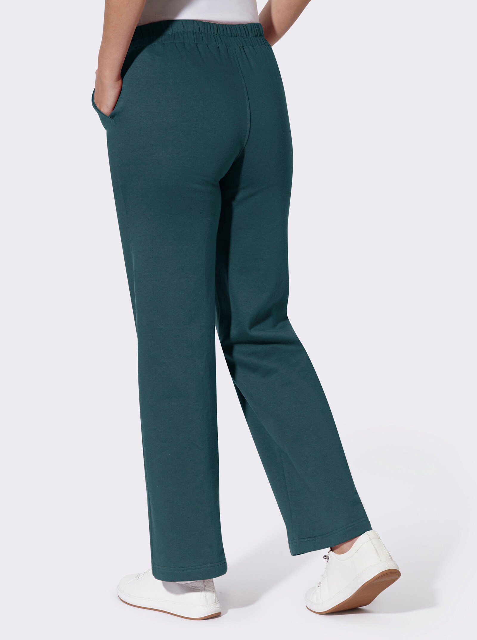 Jerseyhose mit Dehnbund - petrol