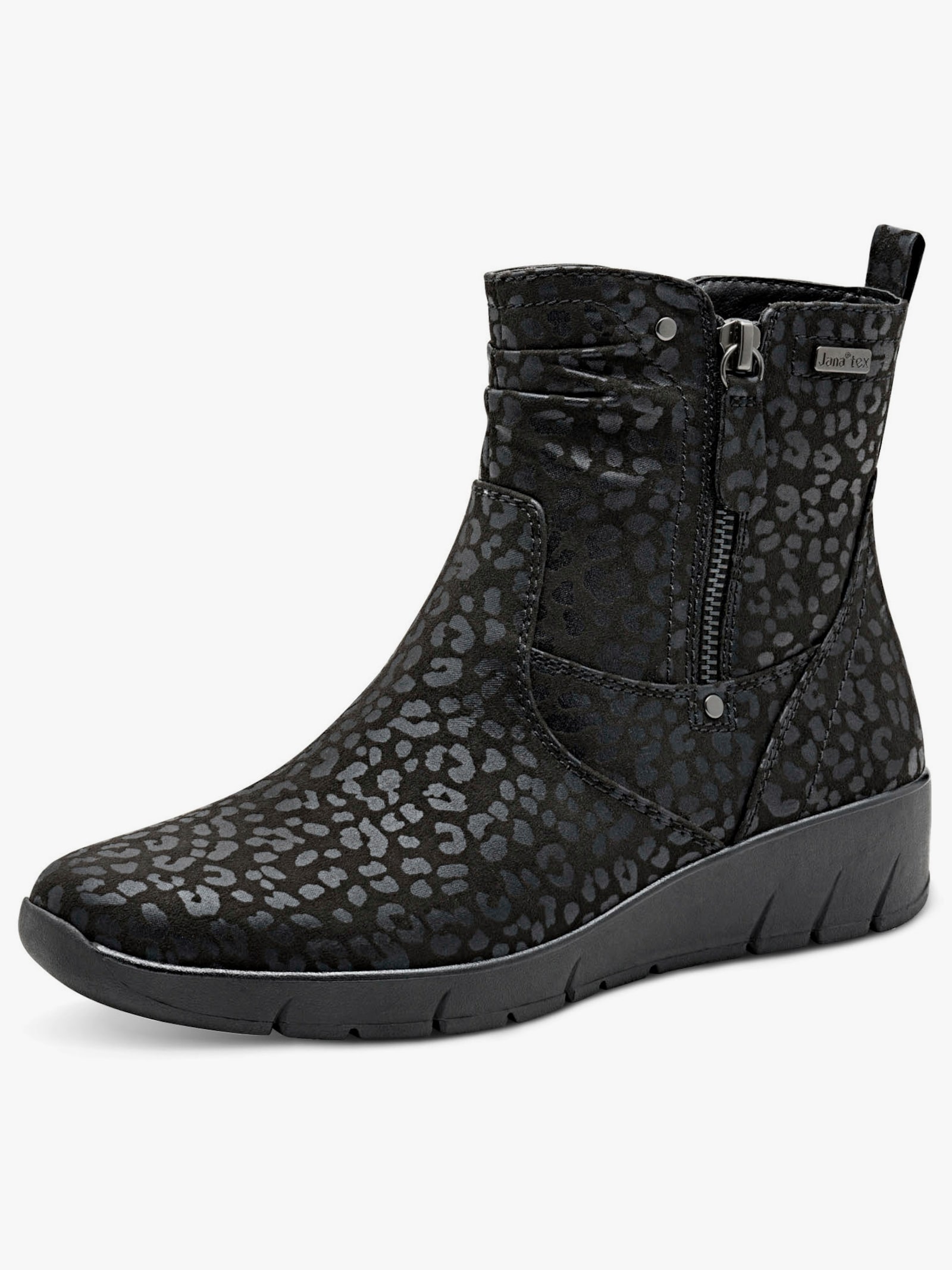 Jana Stiefelette mit Tex-Ausrüstung - schwarz