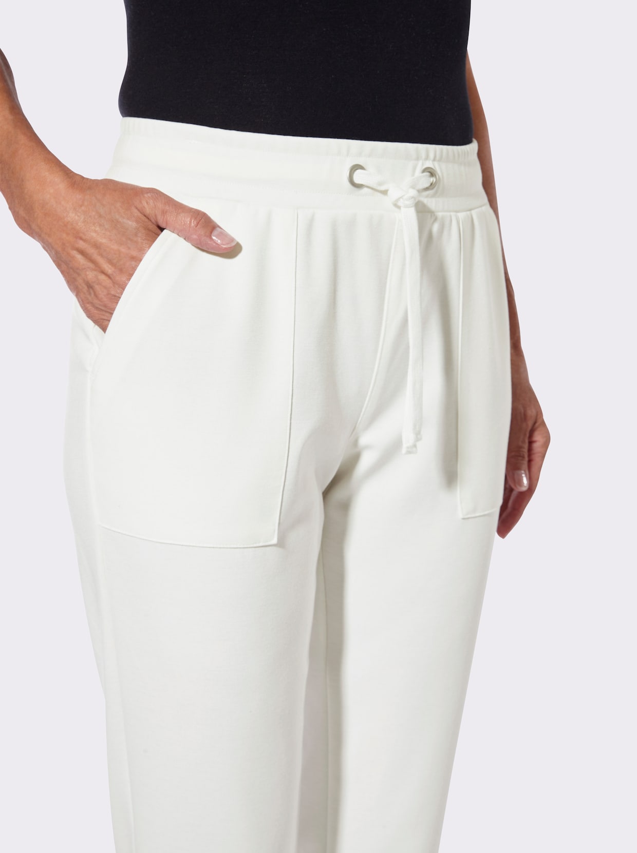Jerseyhose - ecru