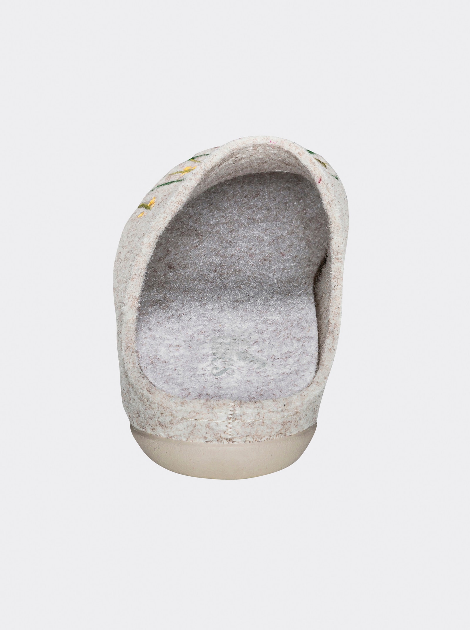 Thies Hausschuh - grau-bunt