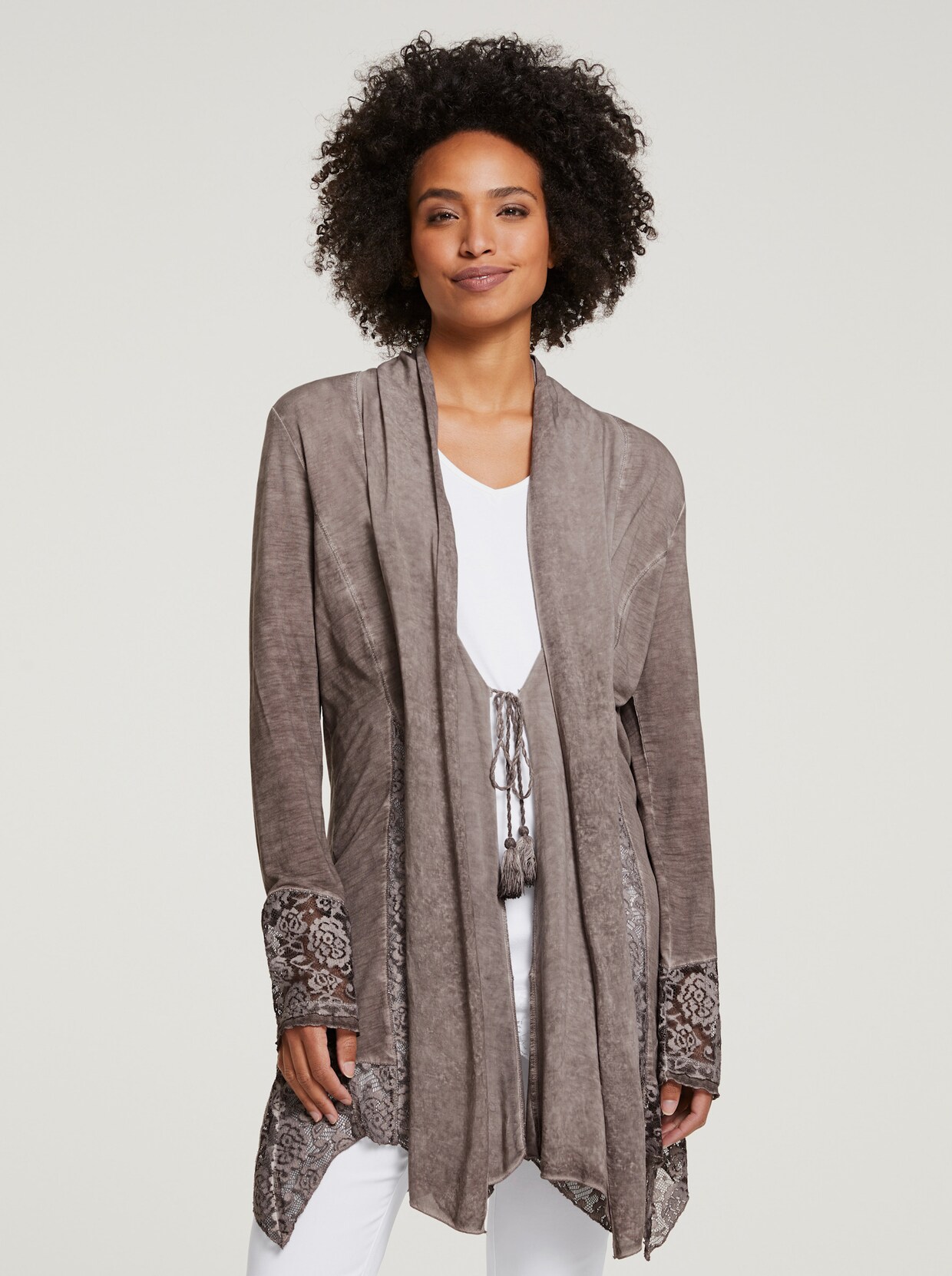 heine Shirtjacke - taupe