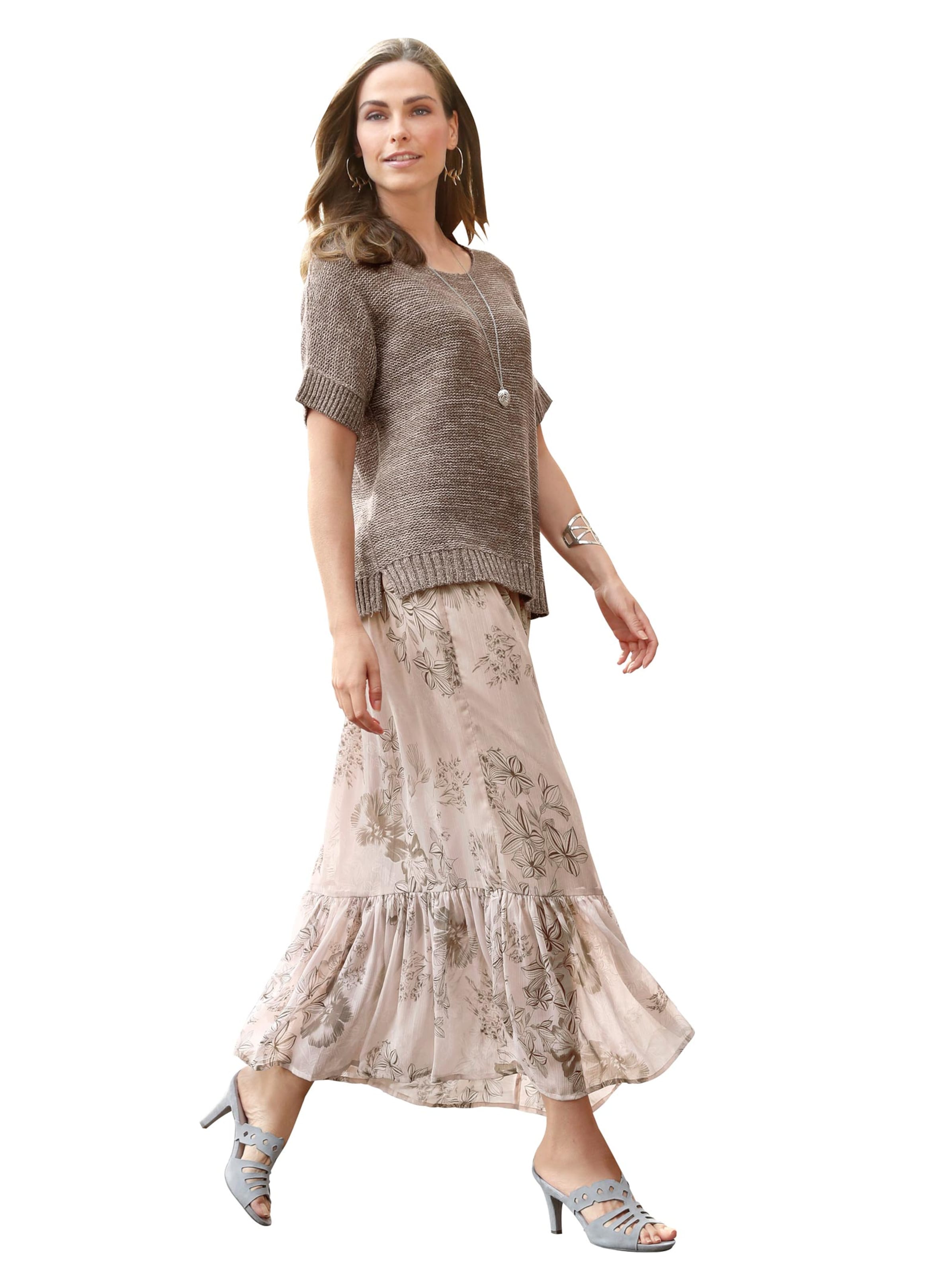 Pullover - taupe-meliert