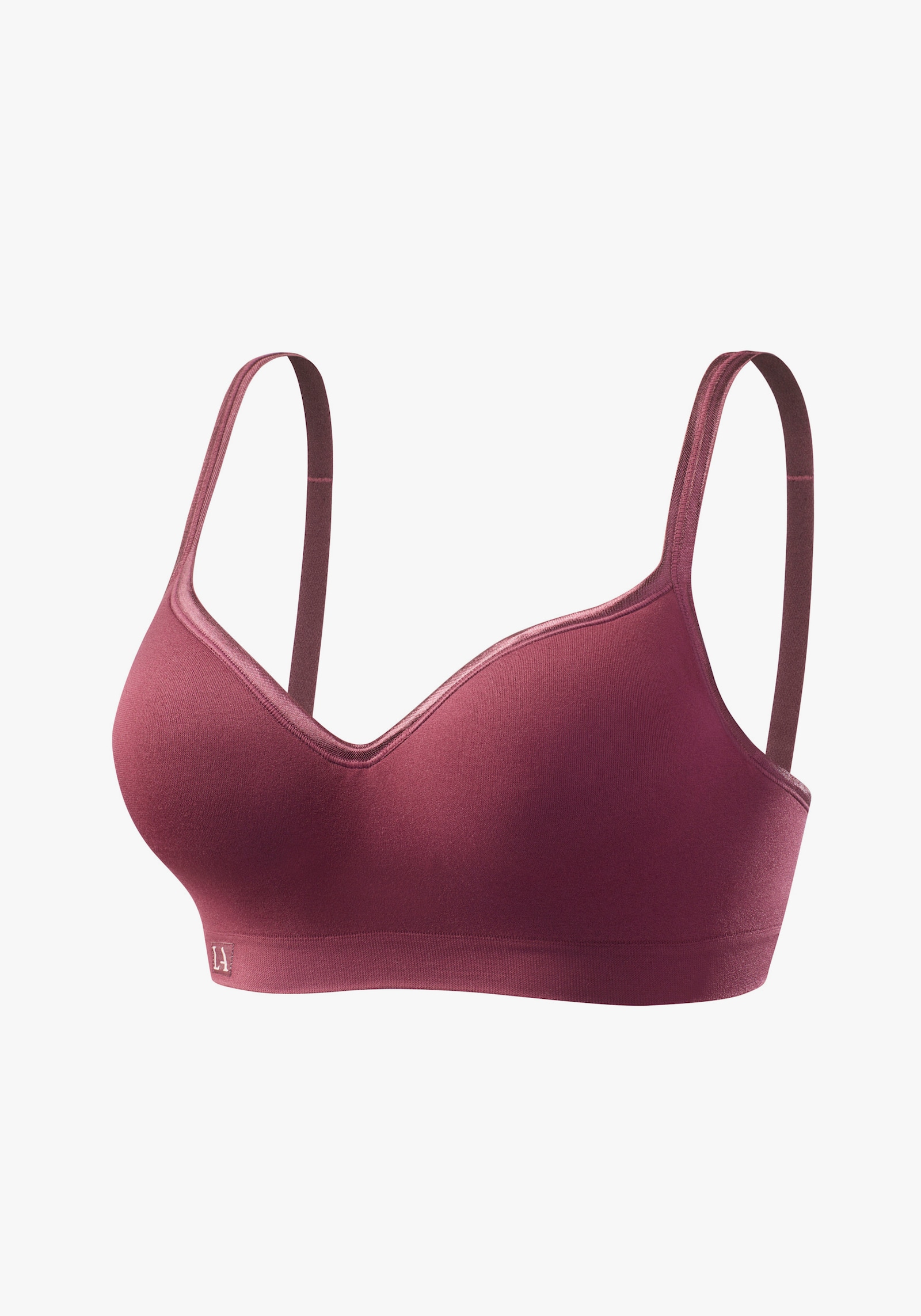 LASCANA ACTIVE Sport-Push-up-BH - dunkelbeere