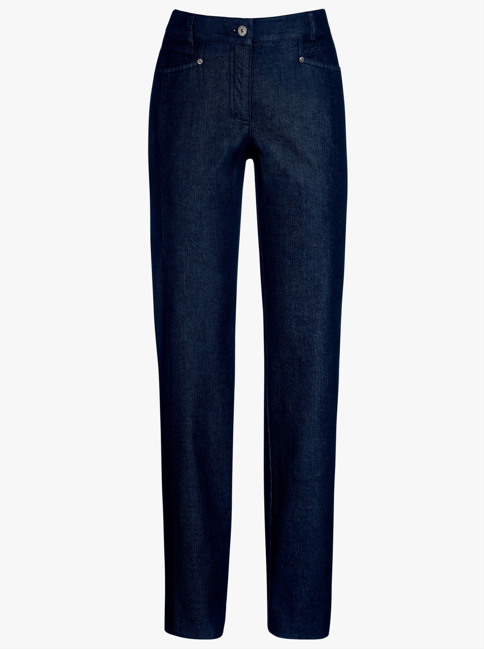 Cosma Gerade Jeans mit Bauch-weg-Effekt - blue-stone-washed