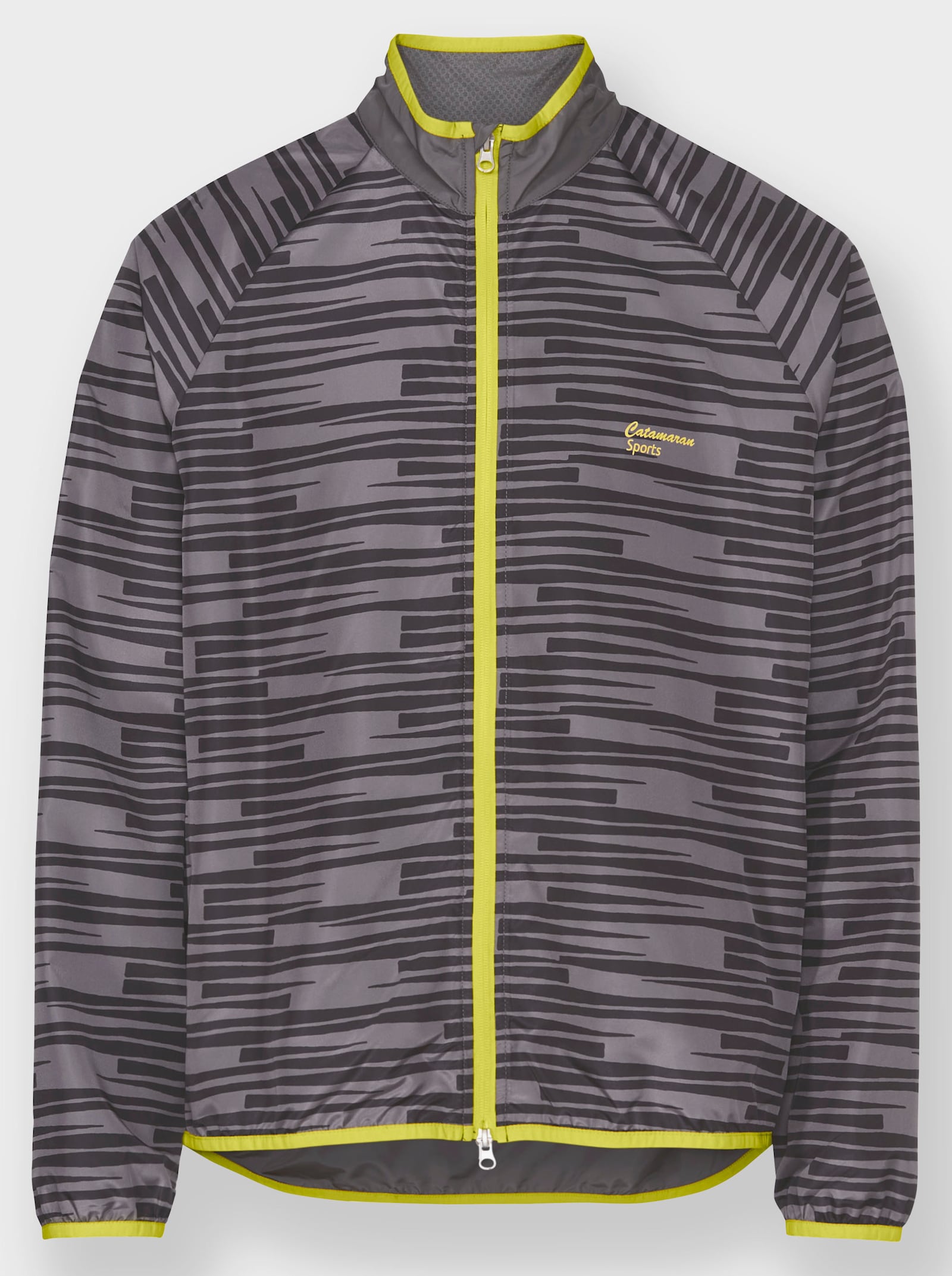 Catamaran Sports Cyklistická bunda s kapsou na zádech - černá-antracitová