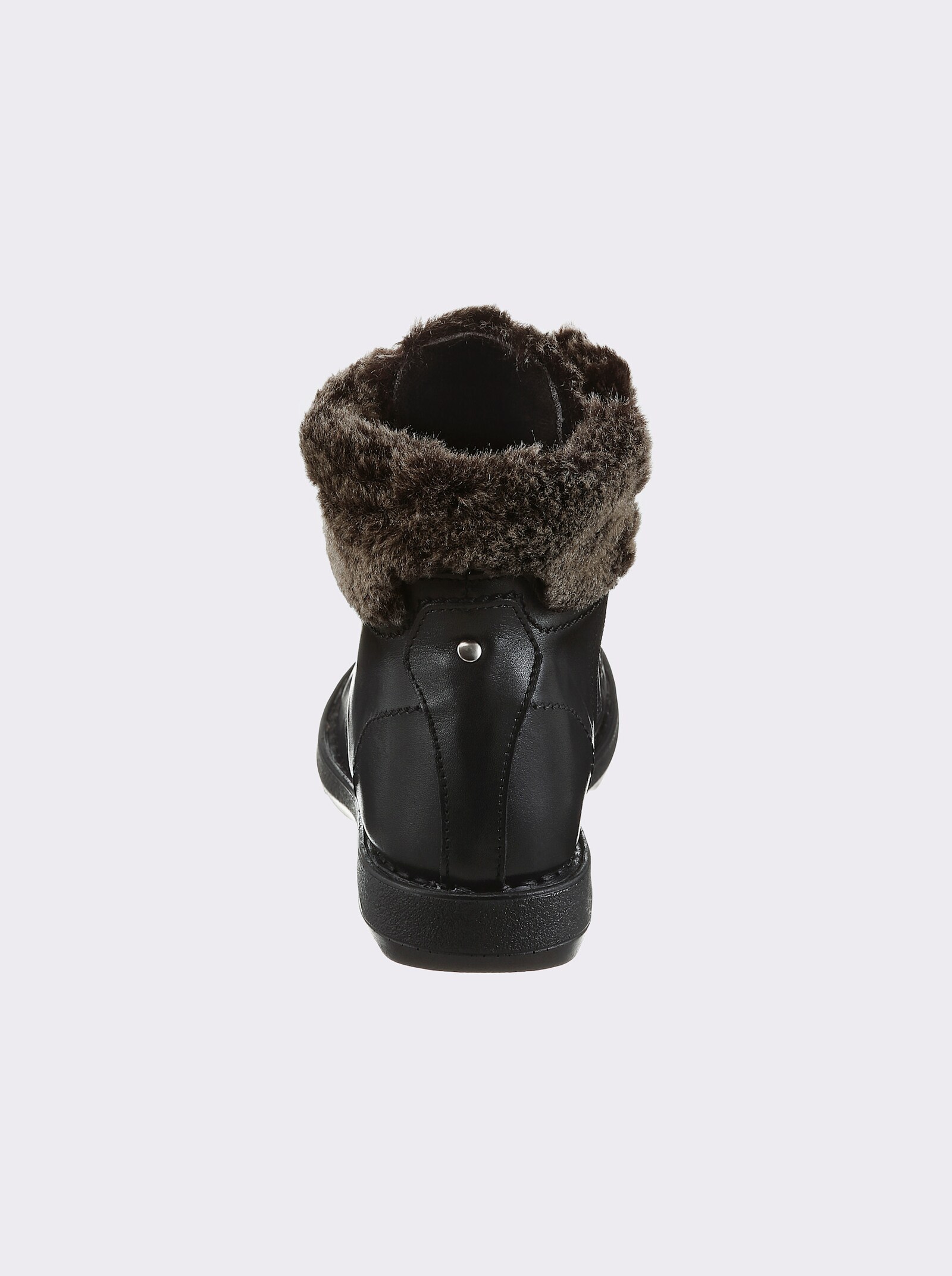 airsoft modern+ Stiefelette mit Futter - schwarz