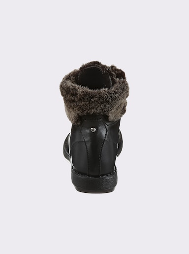 airsoft modern+ Stiefelette mit Futter - schwarz