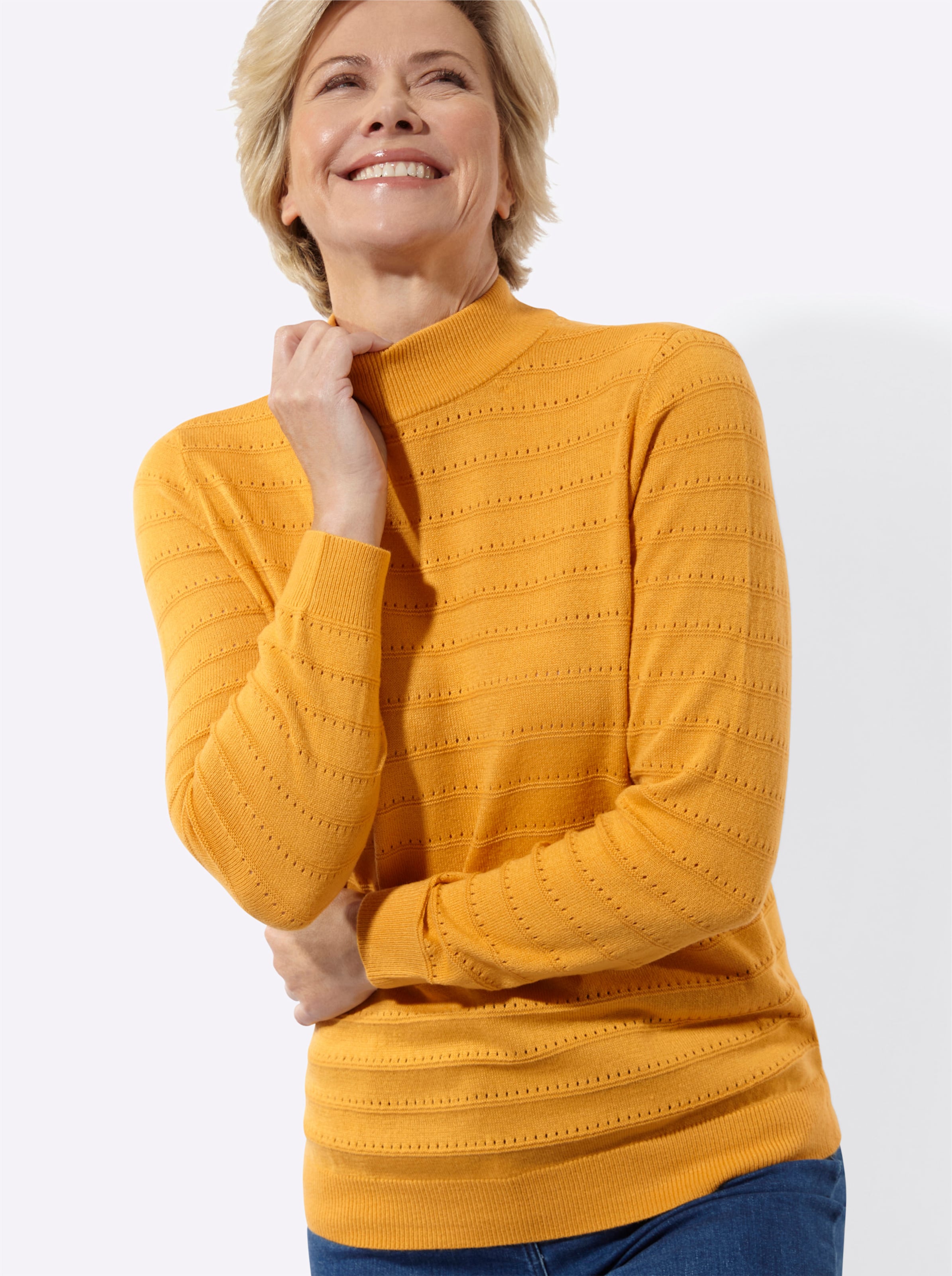 Thumbnail - Stehkragenpullover