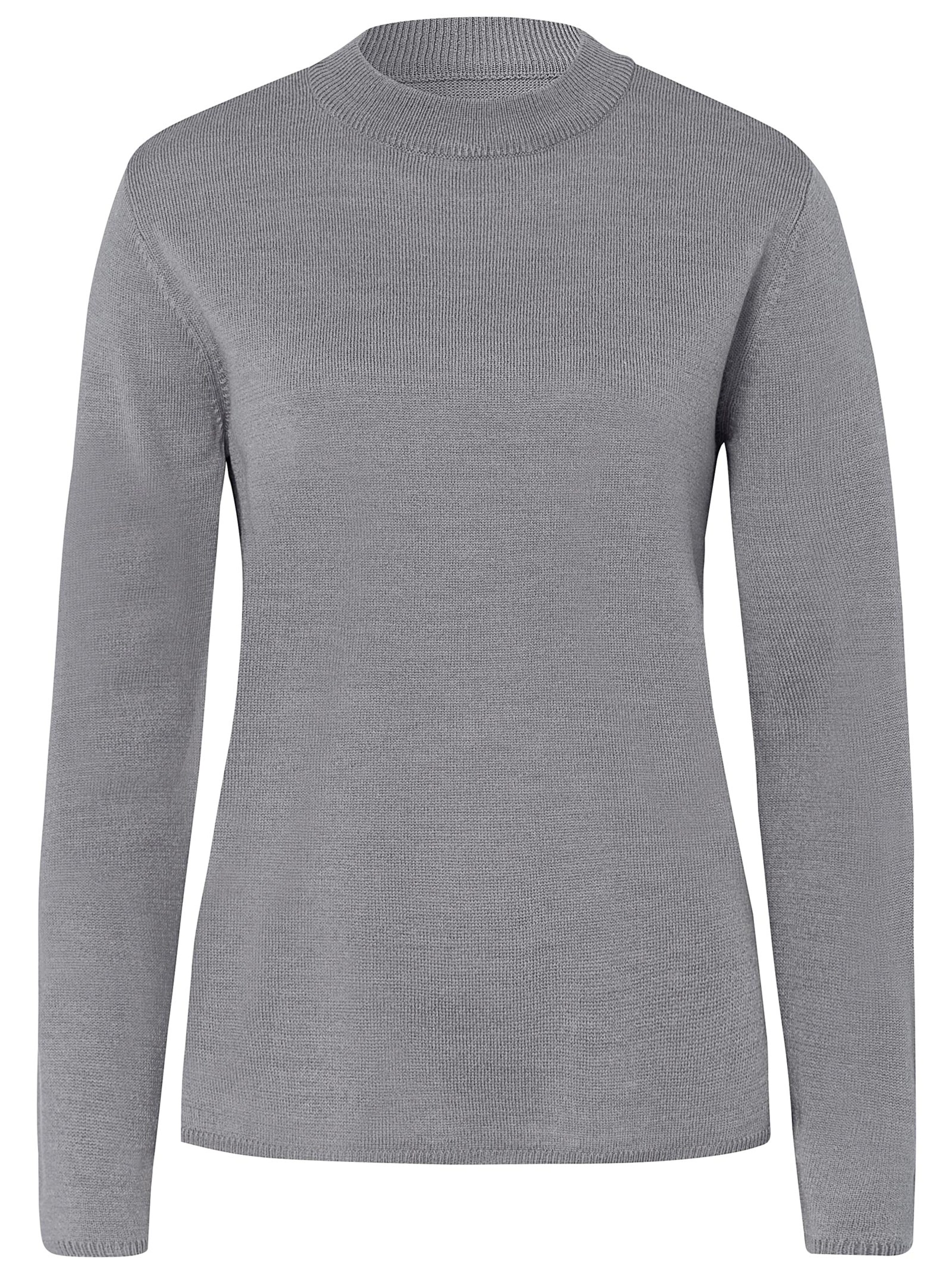 Pullover - silbergrau-meliert