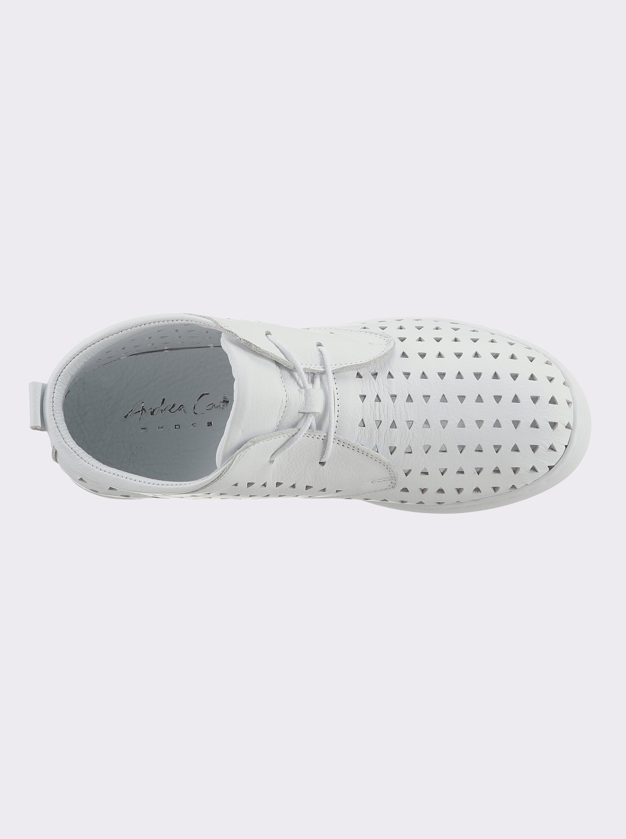 Andrea Conti Chaussures à lacets - blanc