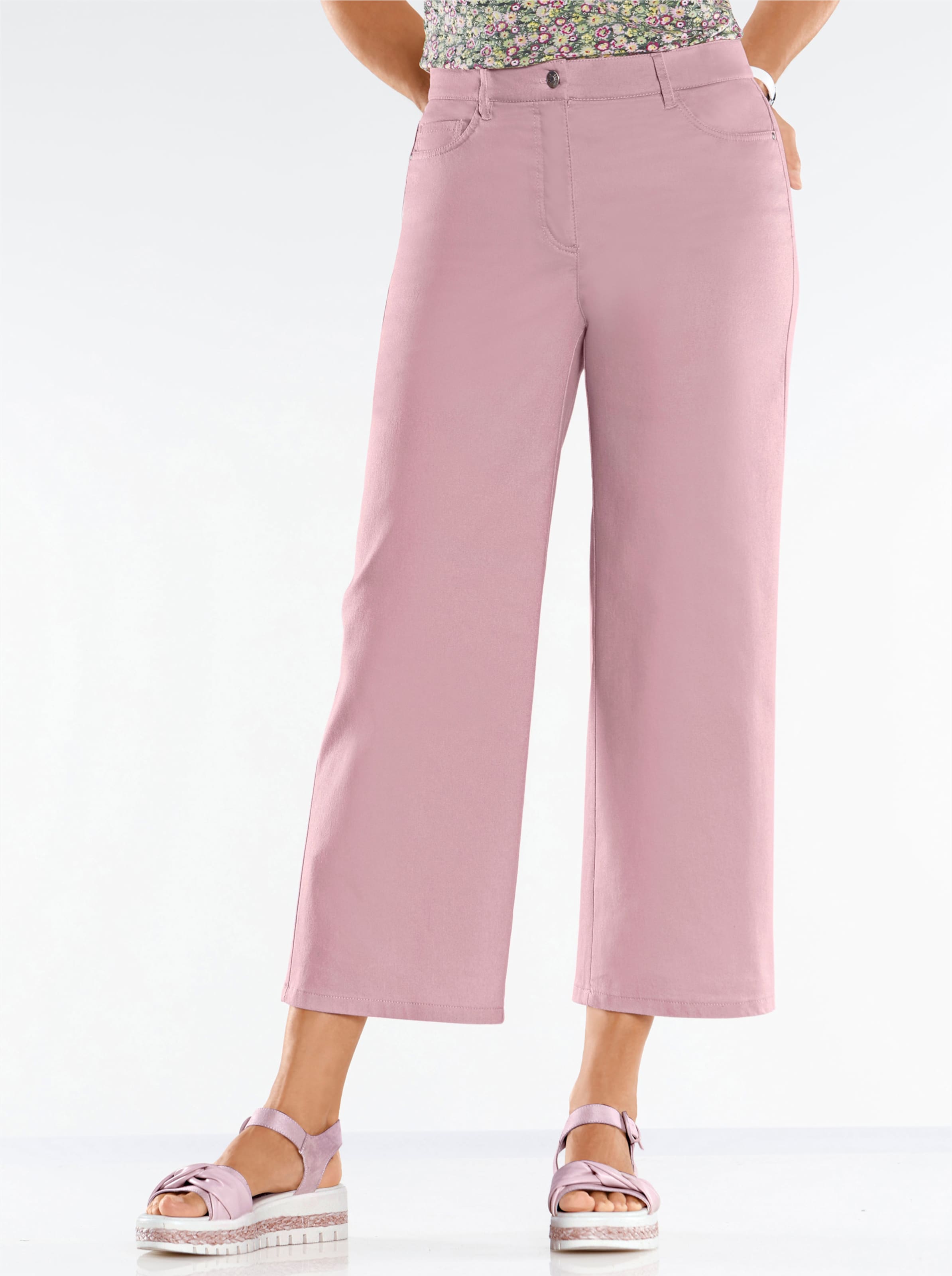 Witt Damen Culotte, rosé