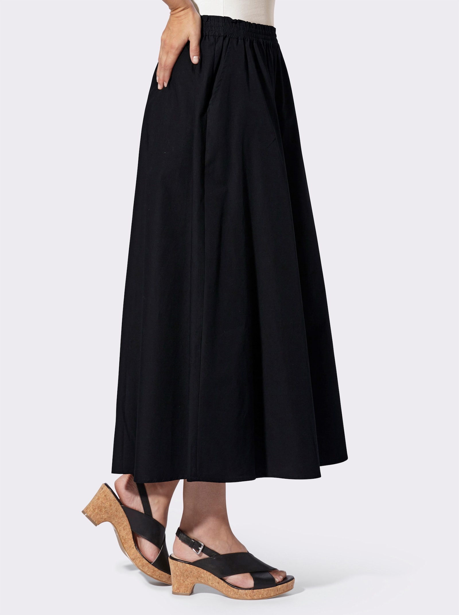 heine Schlupfrock in A-Form - schwarz