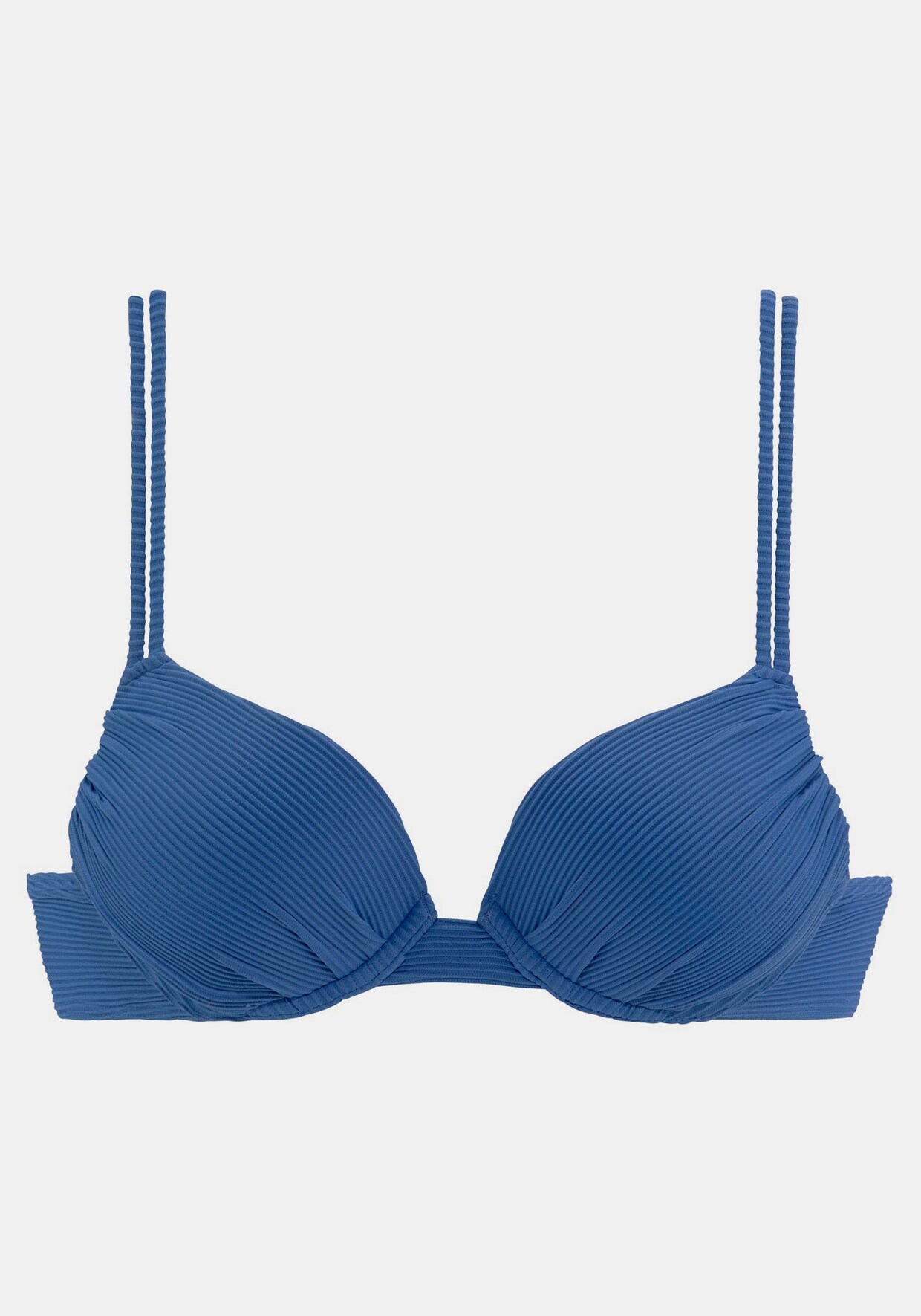 Sunseeker Push-Up-Bikini-Top - blau
