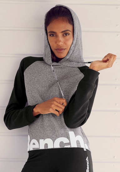 Sweatshirt à capuche - gris-noir