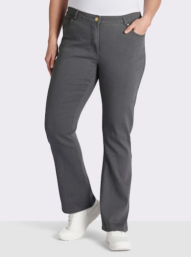  Bootcut-Jeans im 5-Pocket-Stil - stone-grey-denim