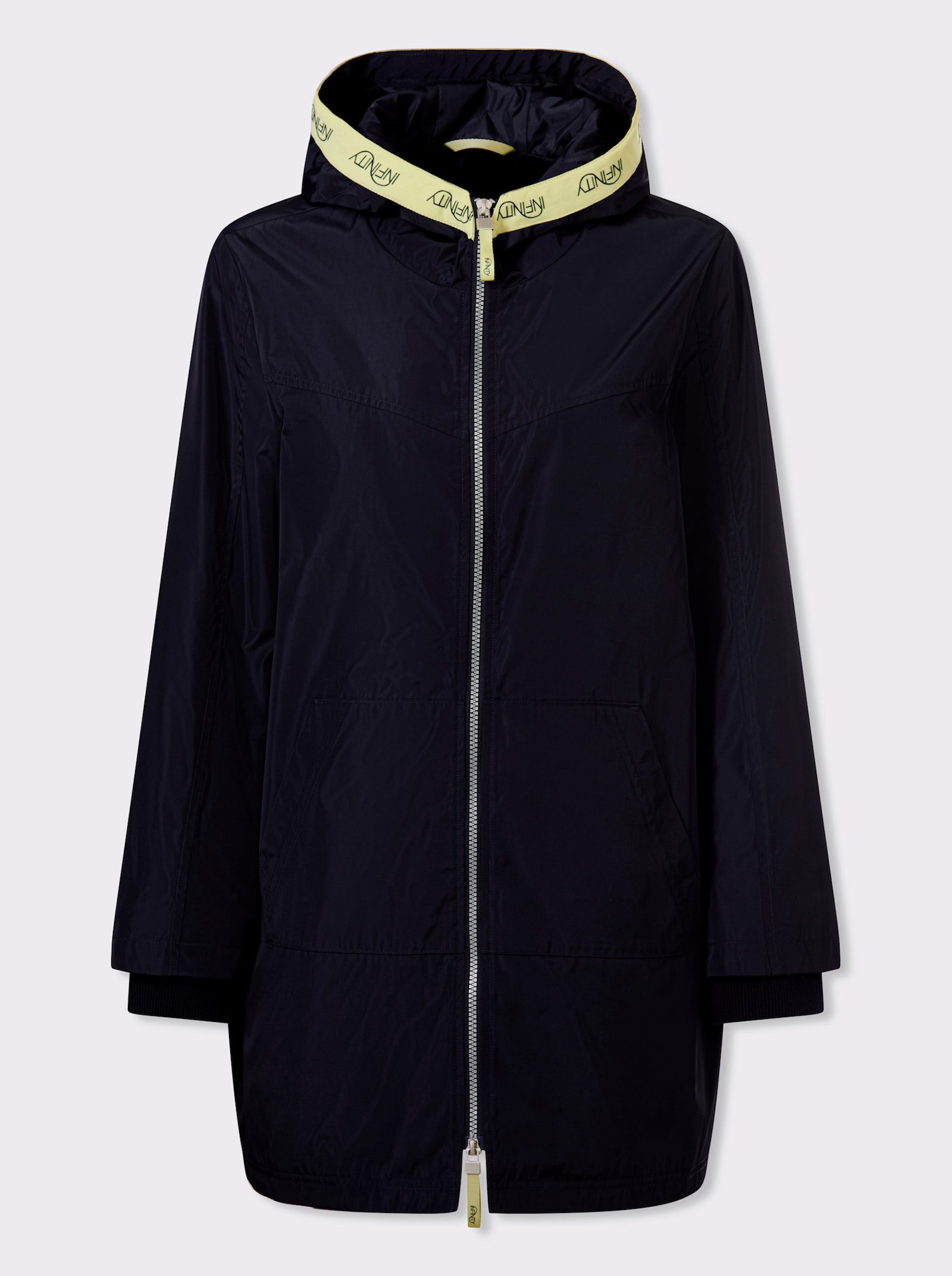 heine Longjacke mit Kontrasten - marine