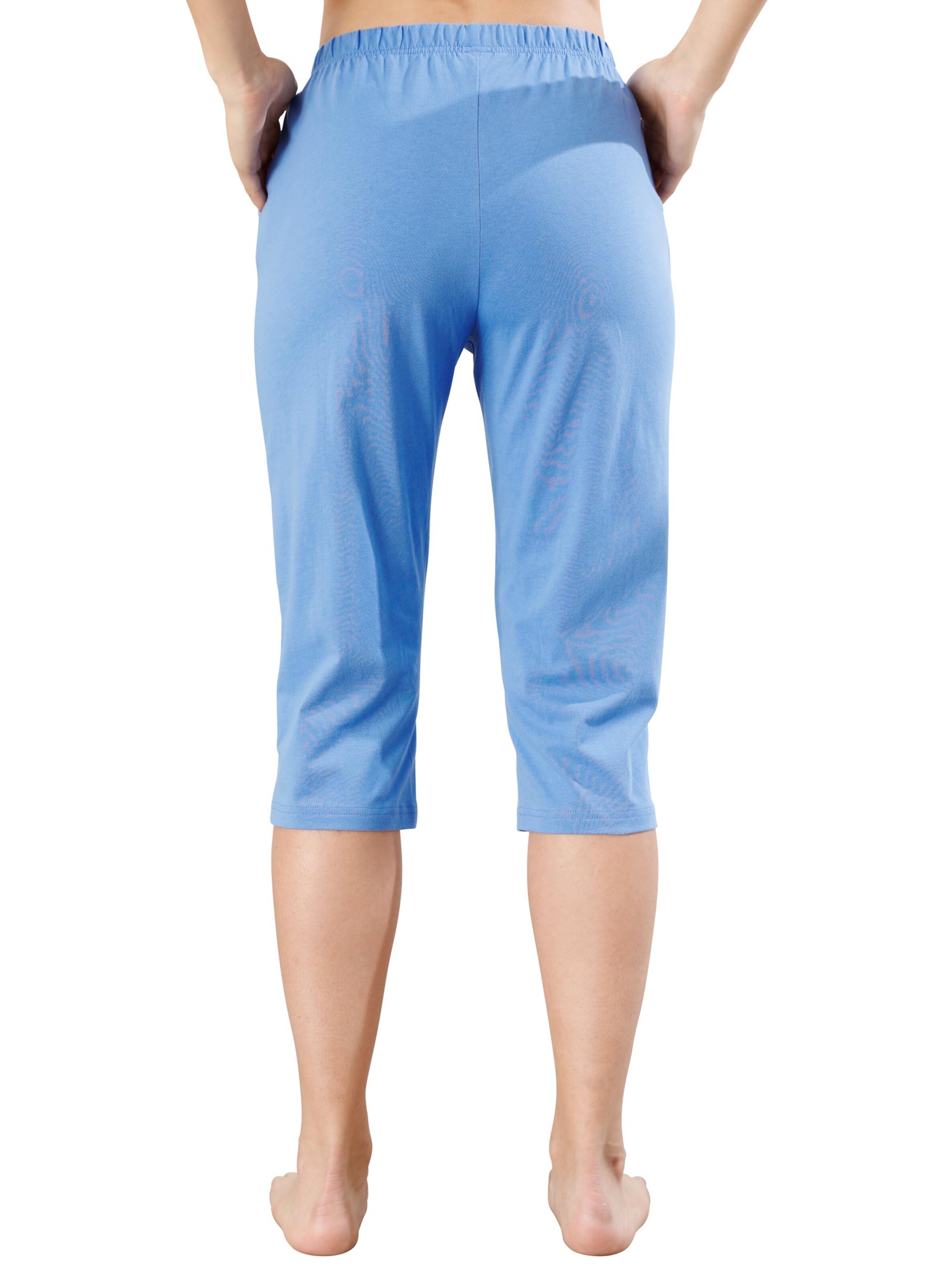 Capri-Freizeithose - kornblume