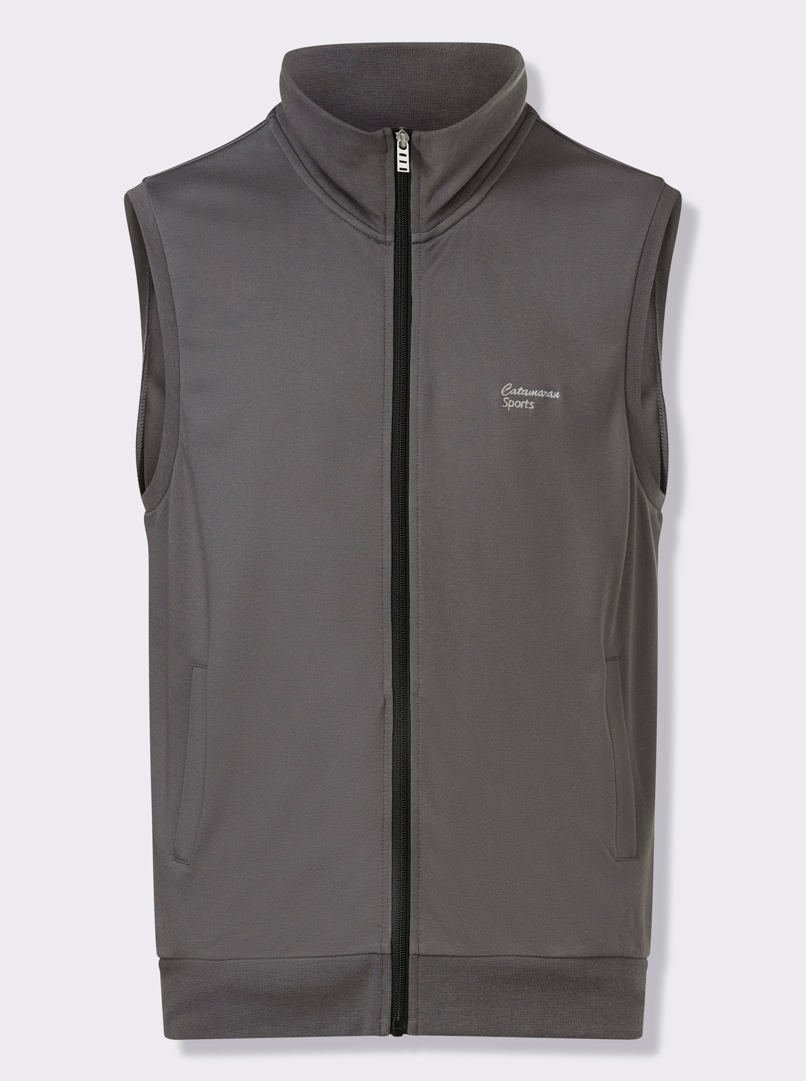 Catamaran Sports Sweatvest met zijzakken - antraciet