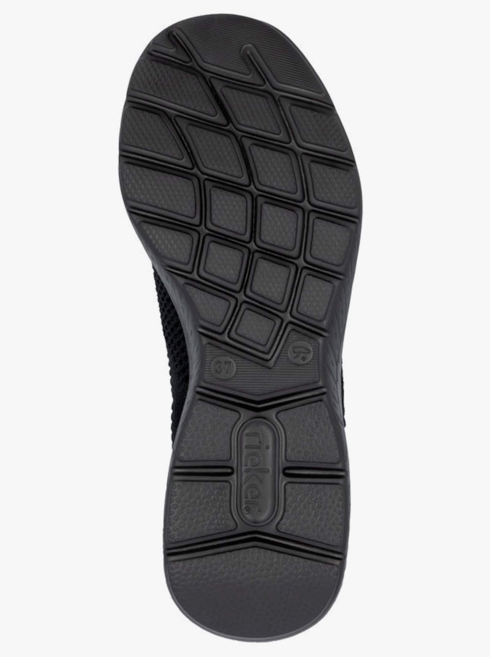 Rieker Slipper mit trittdämpfender Sohle - schwarz