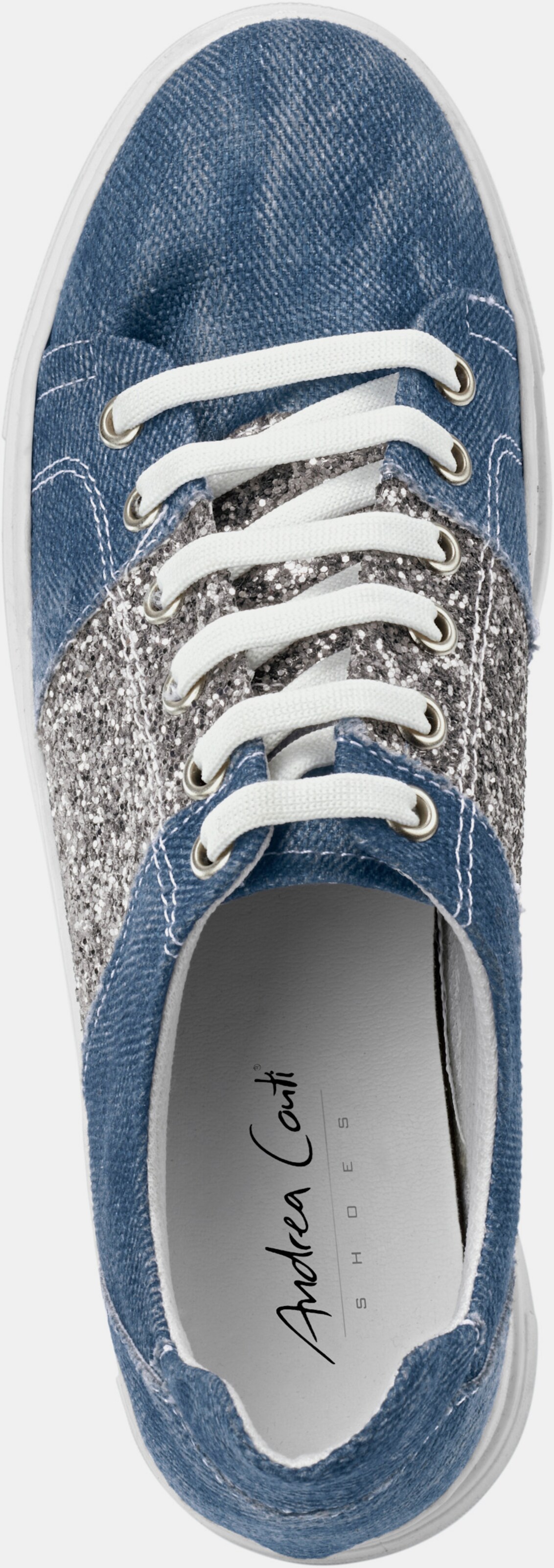 Andrea Conti Sneaker - jeansblau-silberfarben