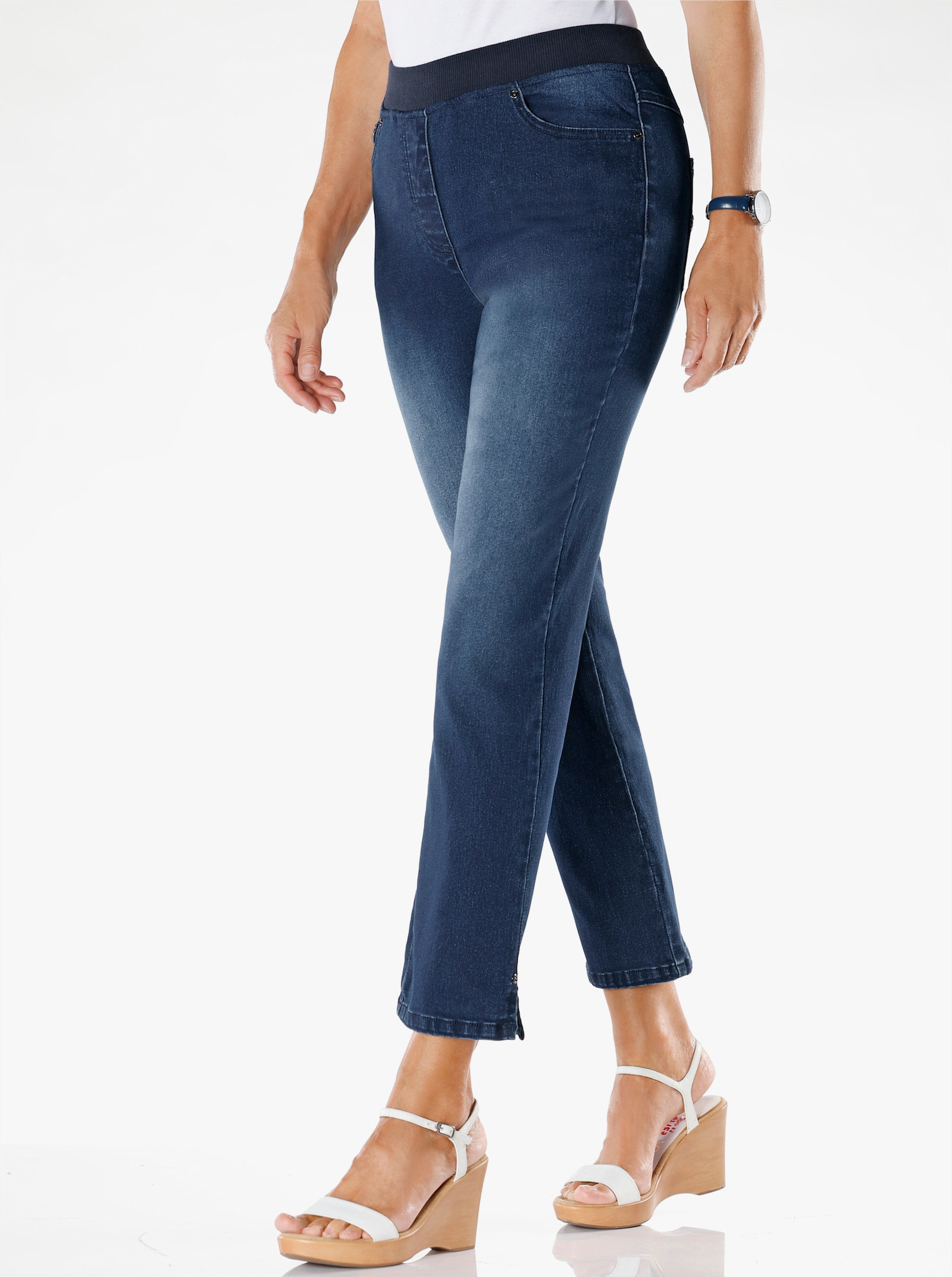 7/8 džíny - tmavěmodrá