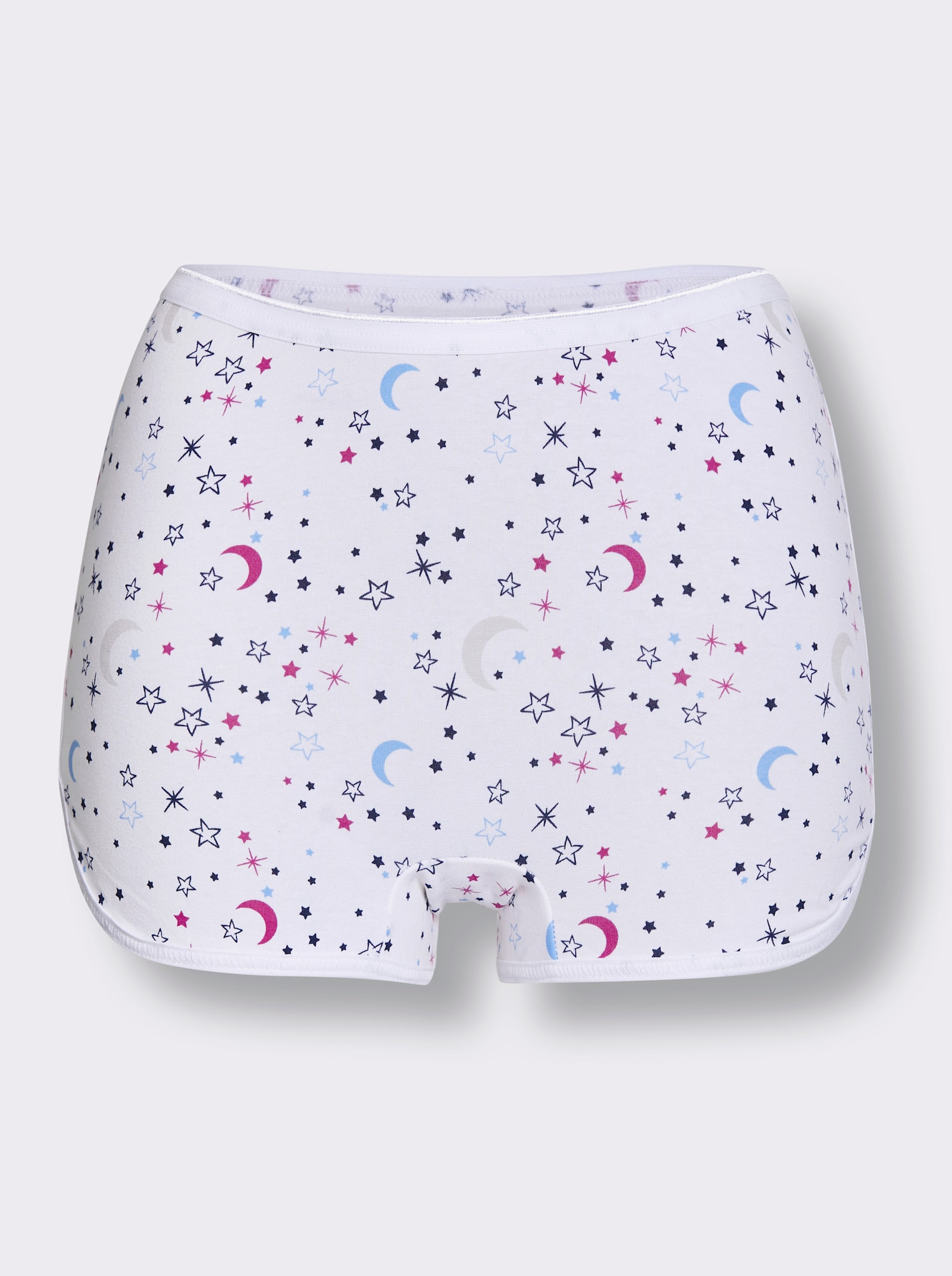 wäschepur Hipster mit Druck-Dessin - weiß-bedruckt