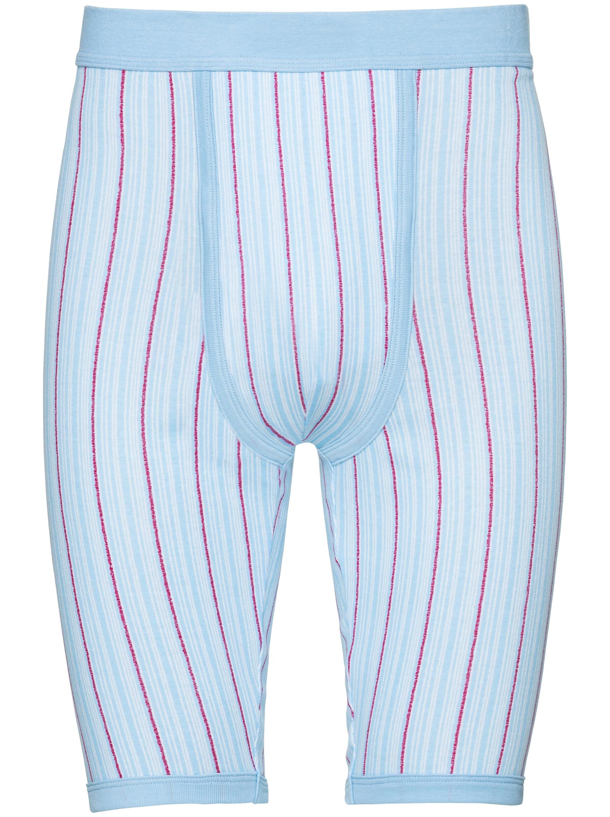 KINGsCLUB Hose knielang - hellblau-gestreift
