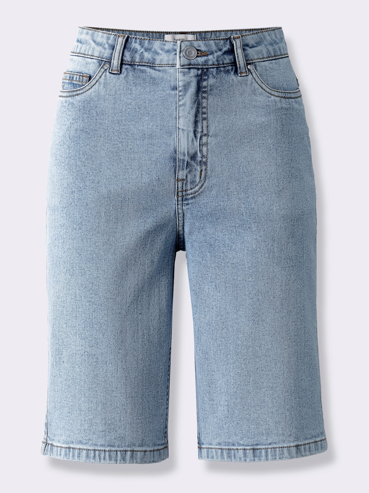 heine Short en jean - bleu blanchi