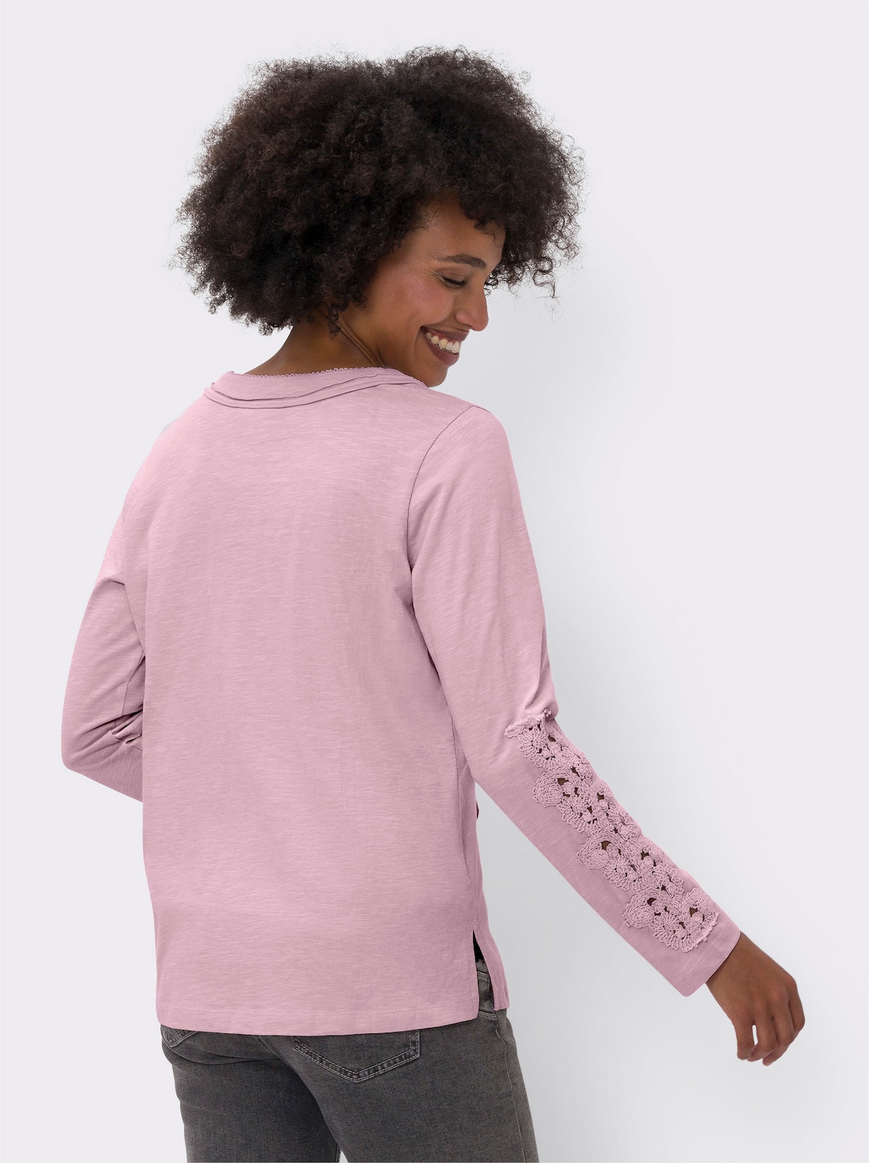 heine Langarmshirt - rosé