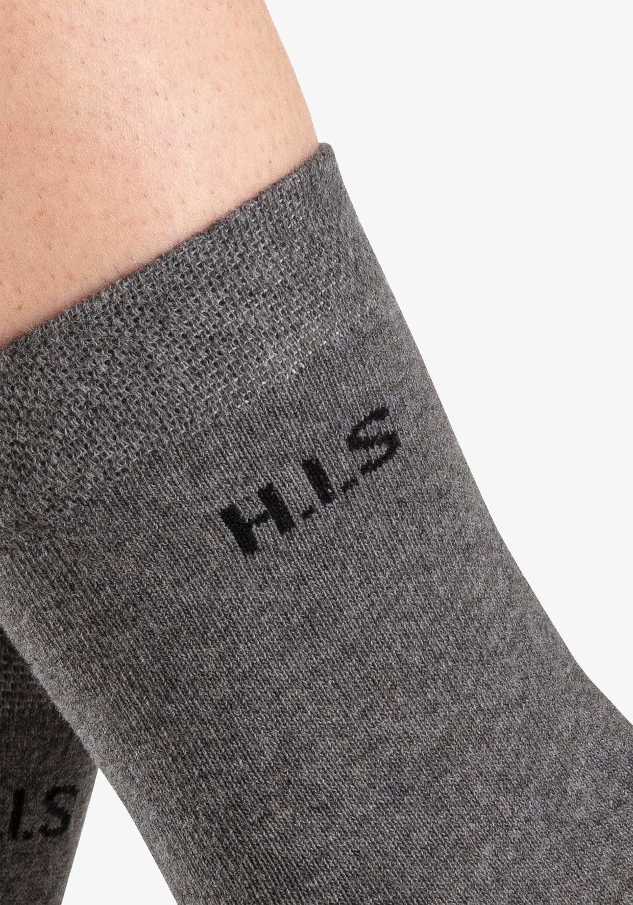 H.I.S Chaussettes - gris, jean, beige, gris