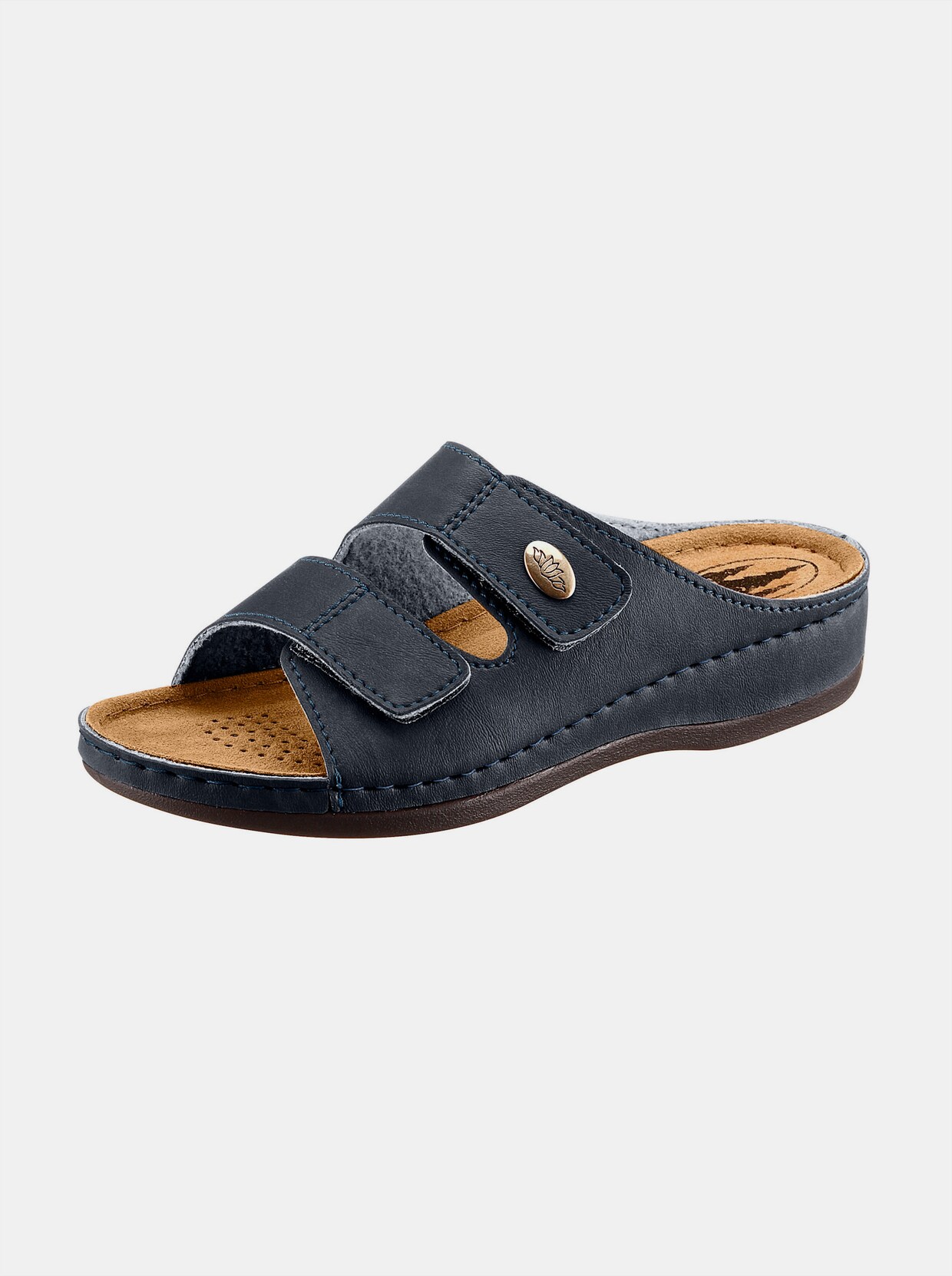 Franken Schuhe Slippers - marine