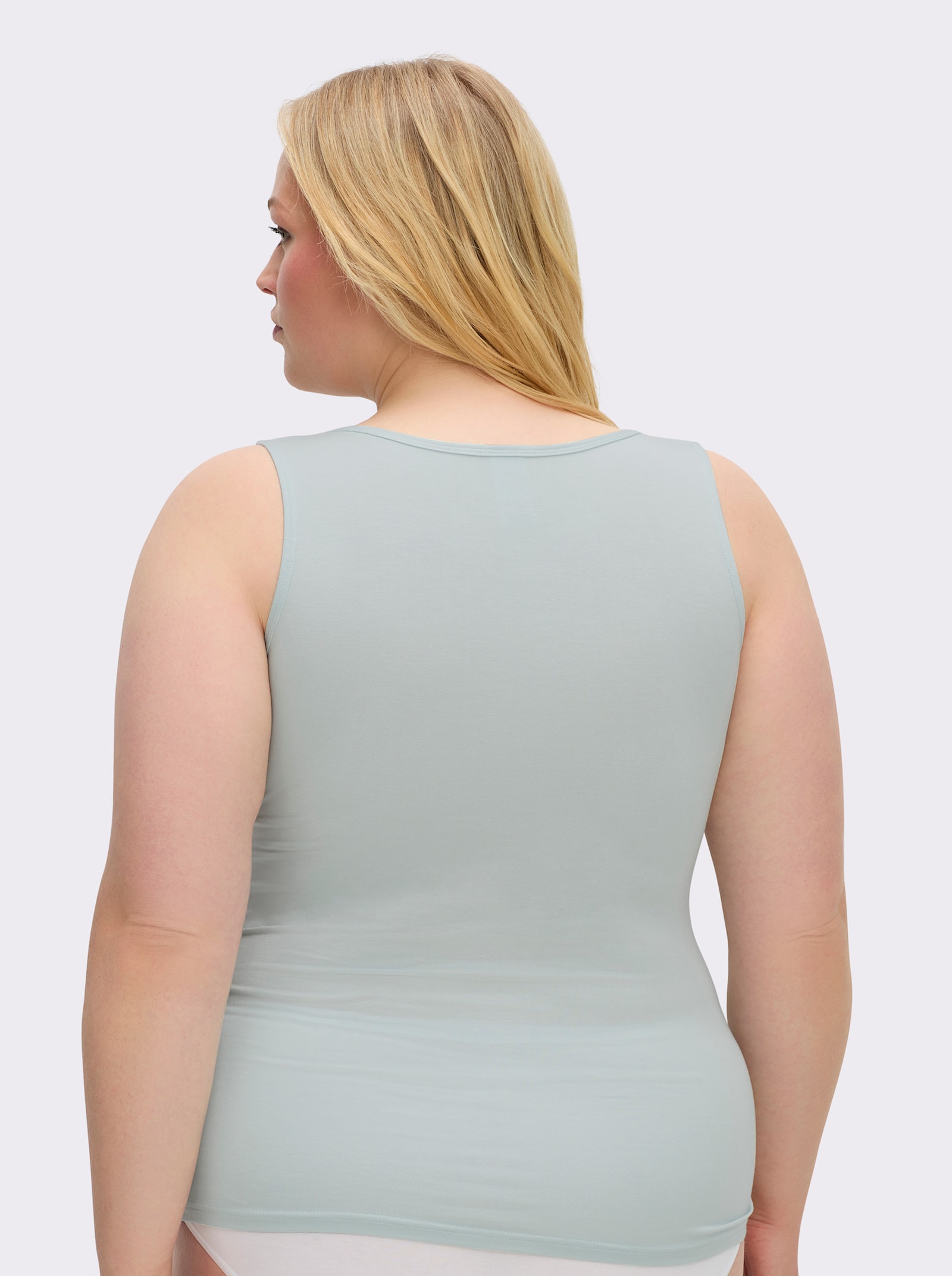 wäschepur Achseltop mit breiten Trägern - mint