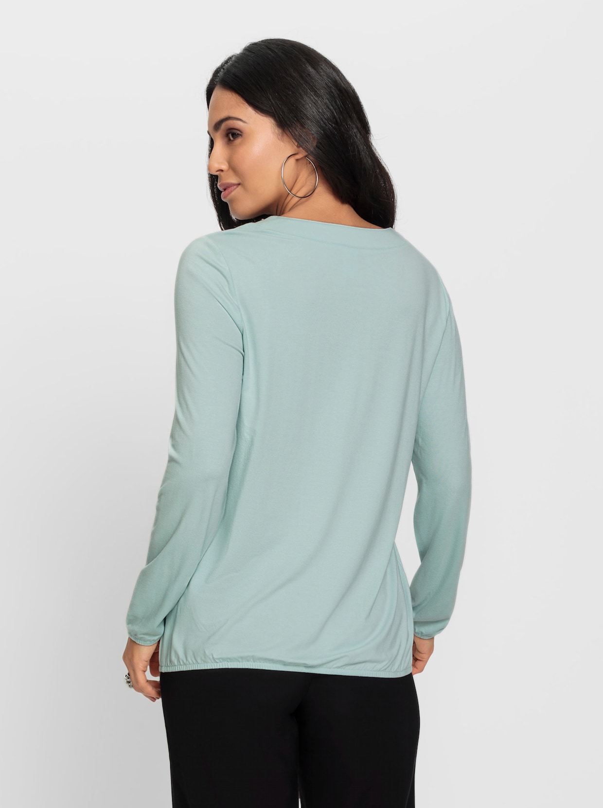 Shirt met lange mouwen - kalkmint
