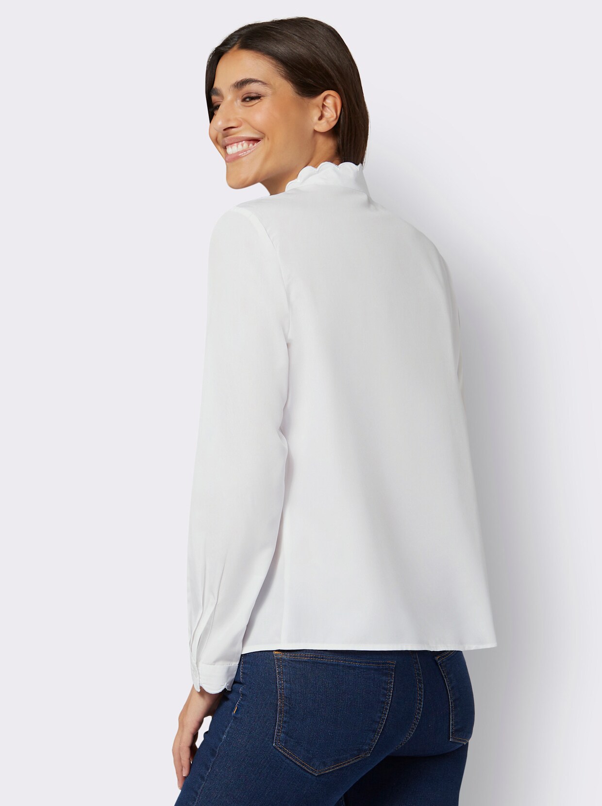 Comfortabele blouse - wit